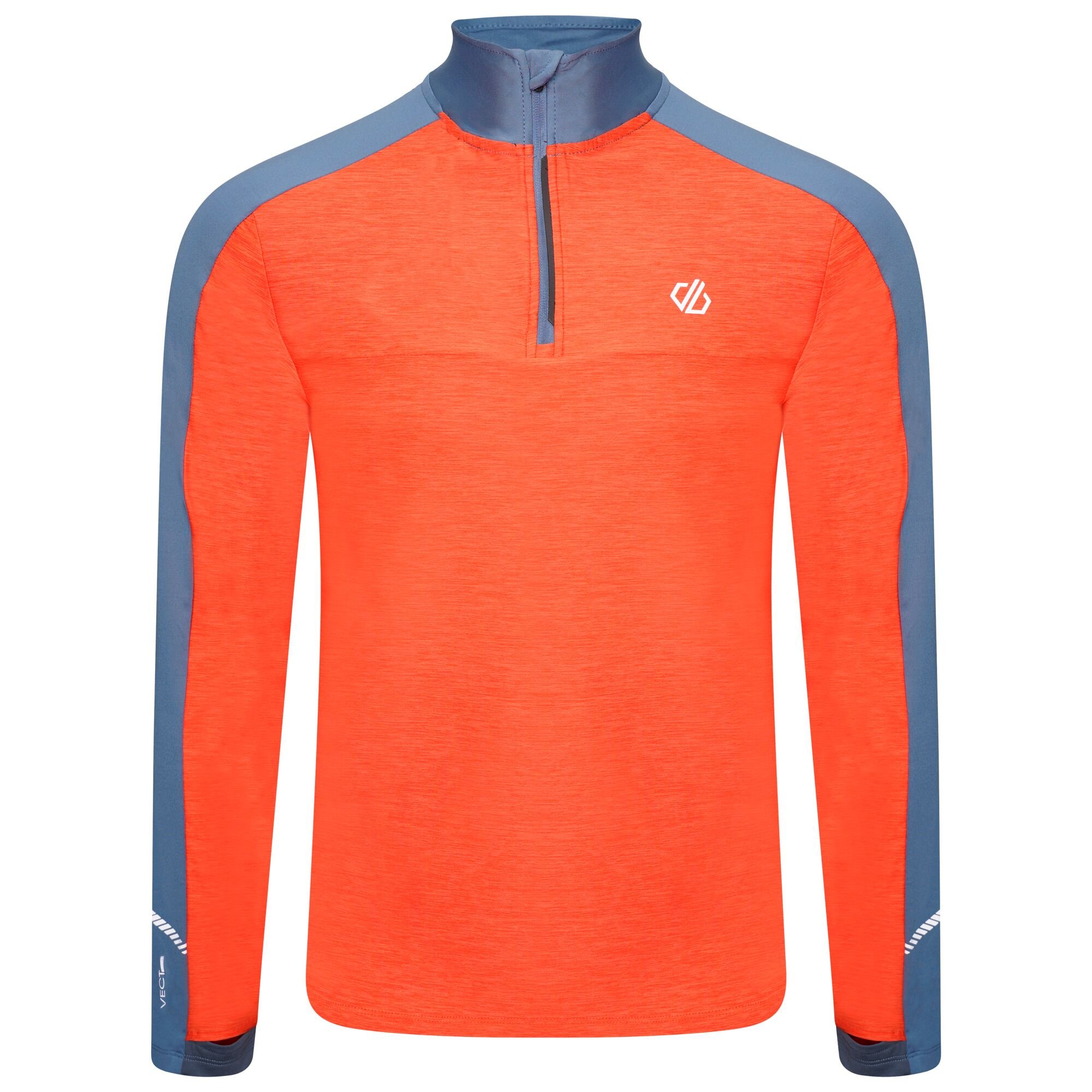 Dare 2b - Men's Power Up II Lightweight Jersey | Burnt Salmon Marl