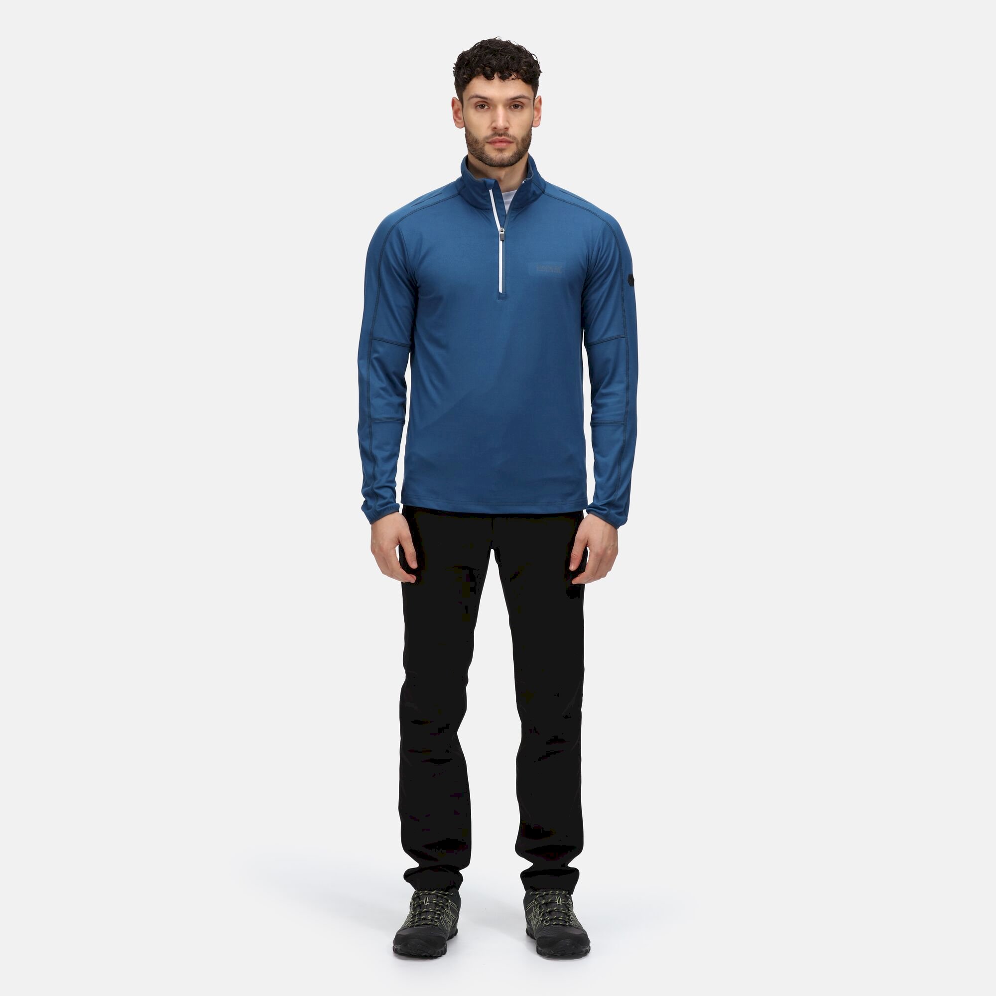 Men's Makhill Half Zip Stretch Midlayer | Dynasty Blue