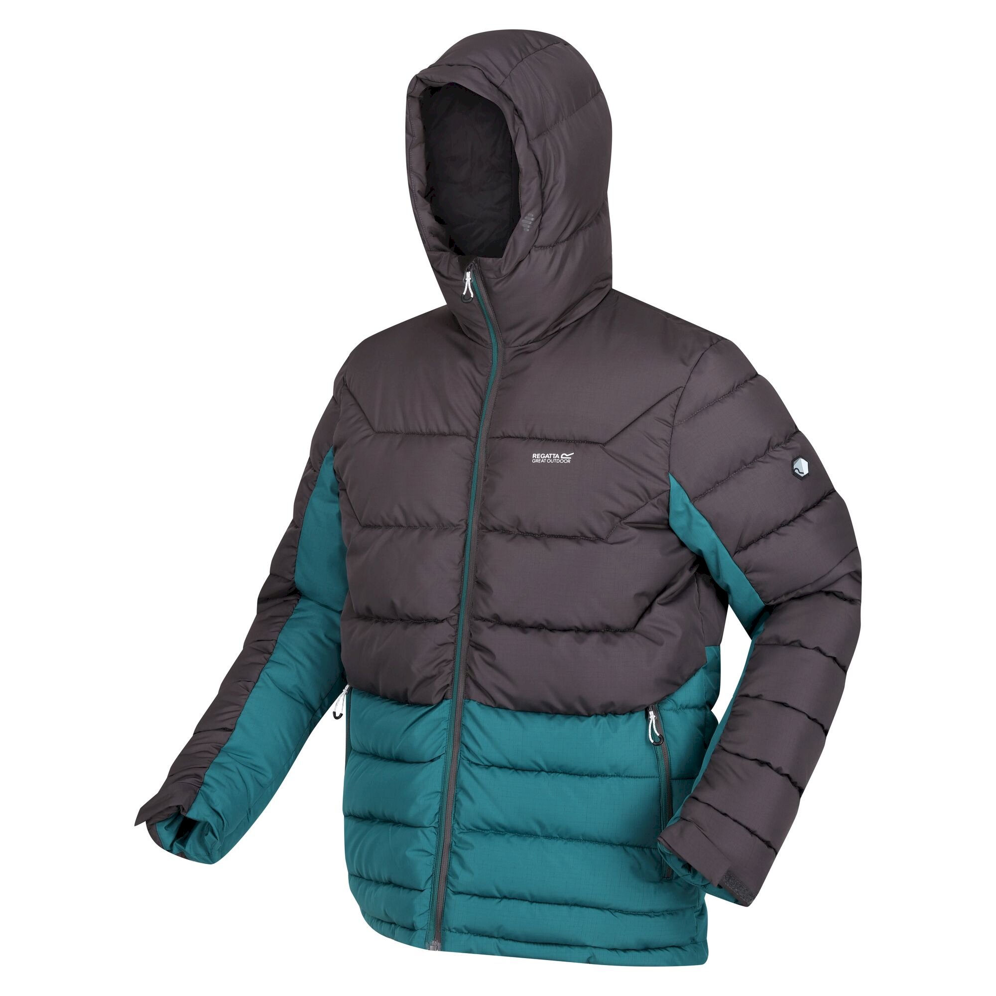 Men's Nevado VI Puffer Jacket | Dark Grey Pacific Green