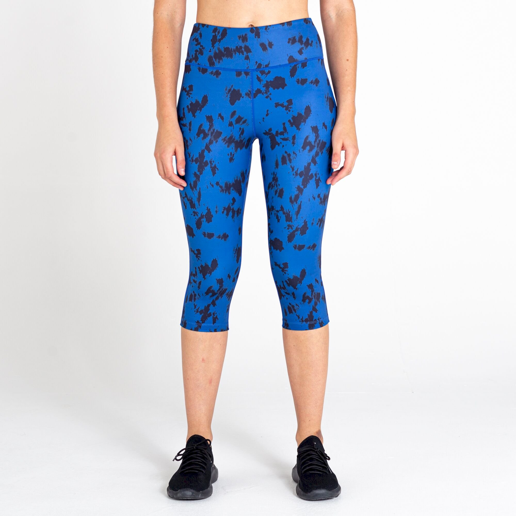 Dare 2b - Women's Influential 3/4 Recycled Leggings | Space Blue Tie Dye