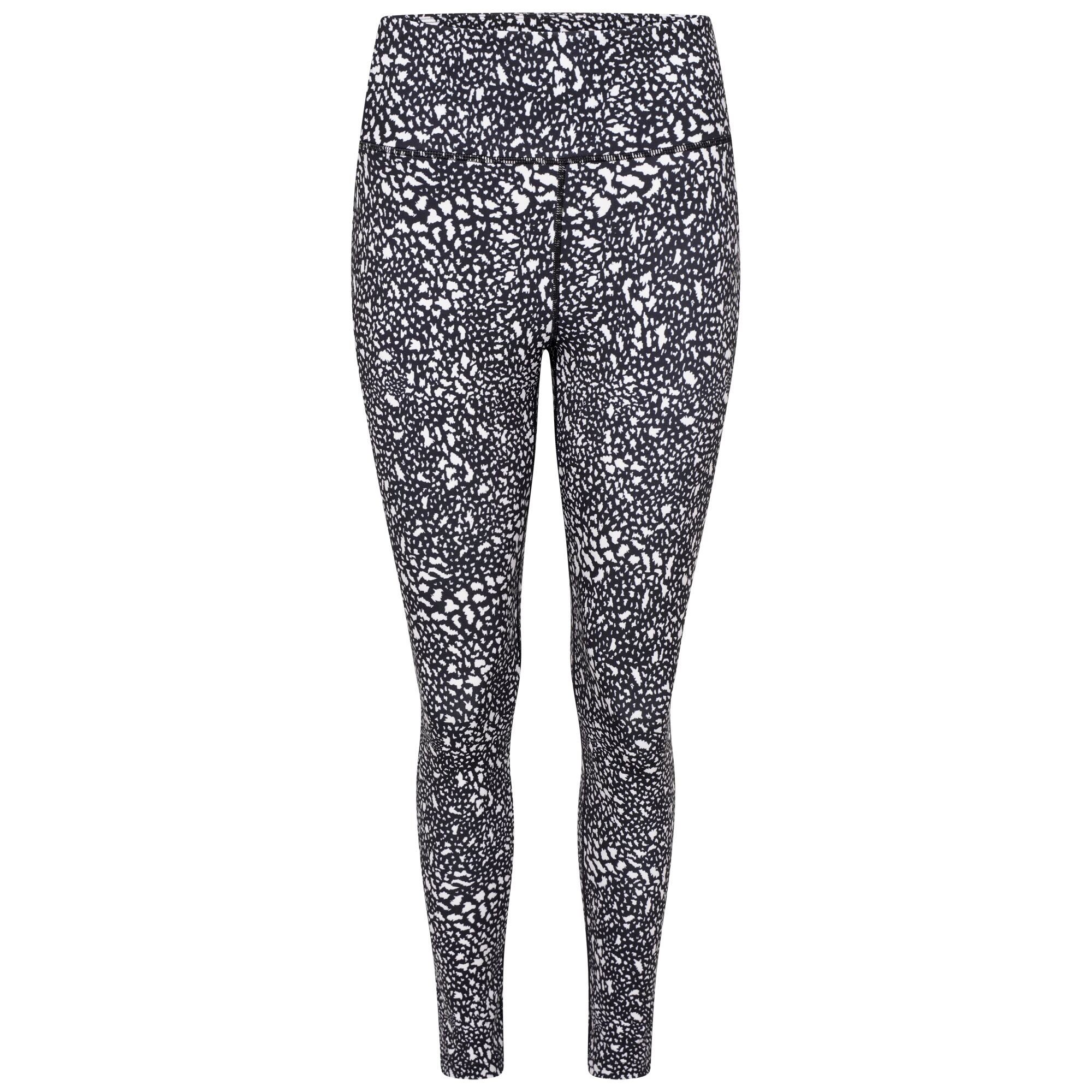 Dare 2b - Women's Influential Recycled Leggings | Black White Dot Print
