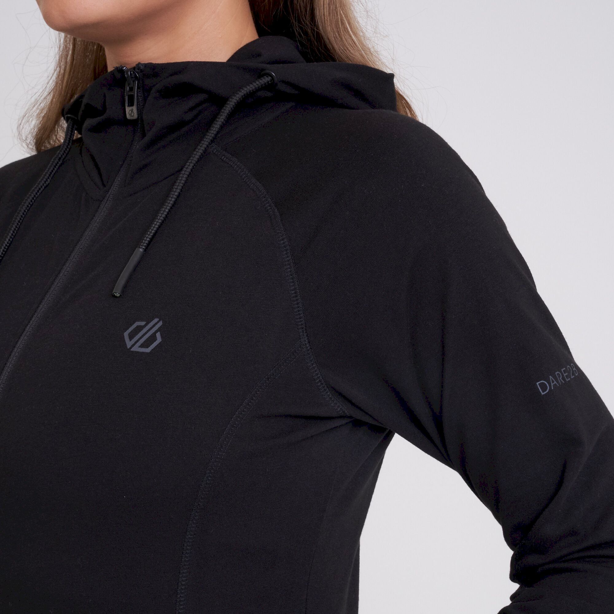 Dare 2b - Women's Pull Through Zip Hoodie | Black