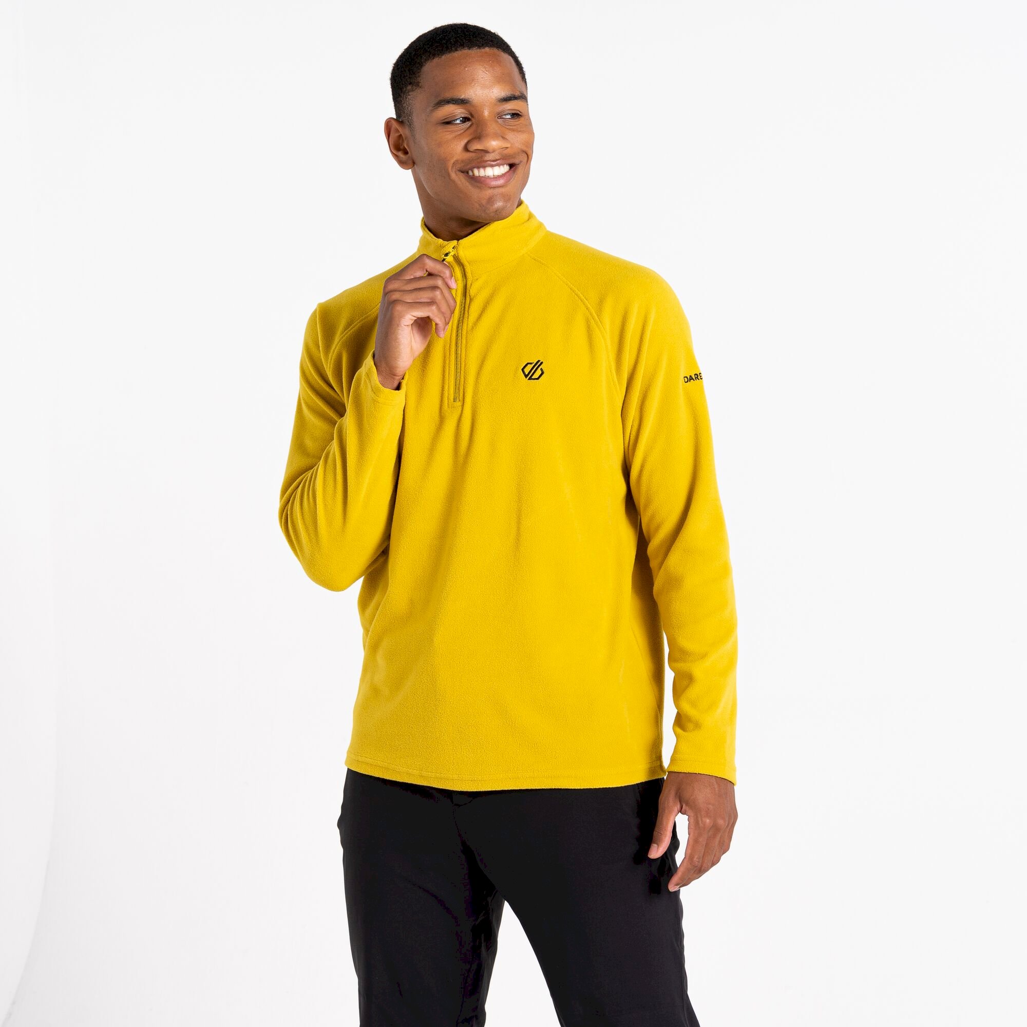 Dare 2b - Men's Freethink II Half Zip Fleece | Moss Yellow