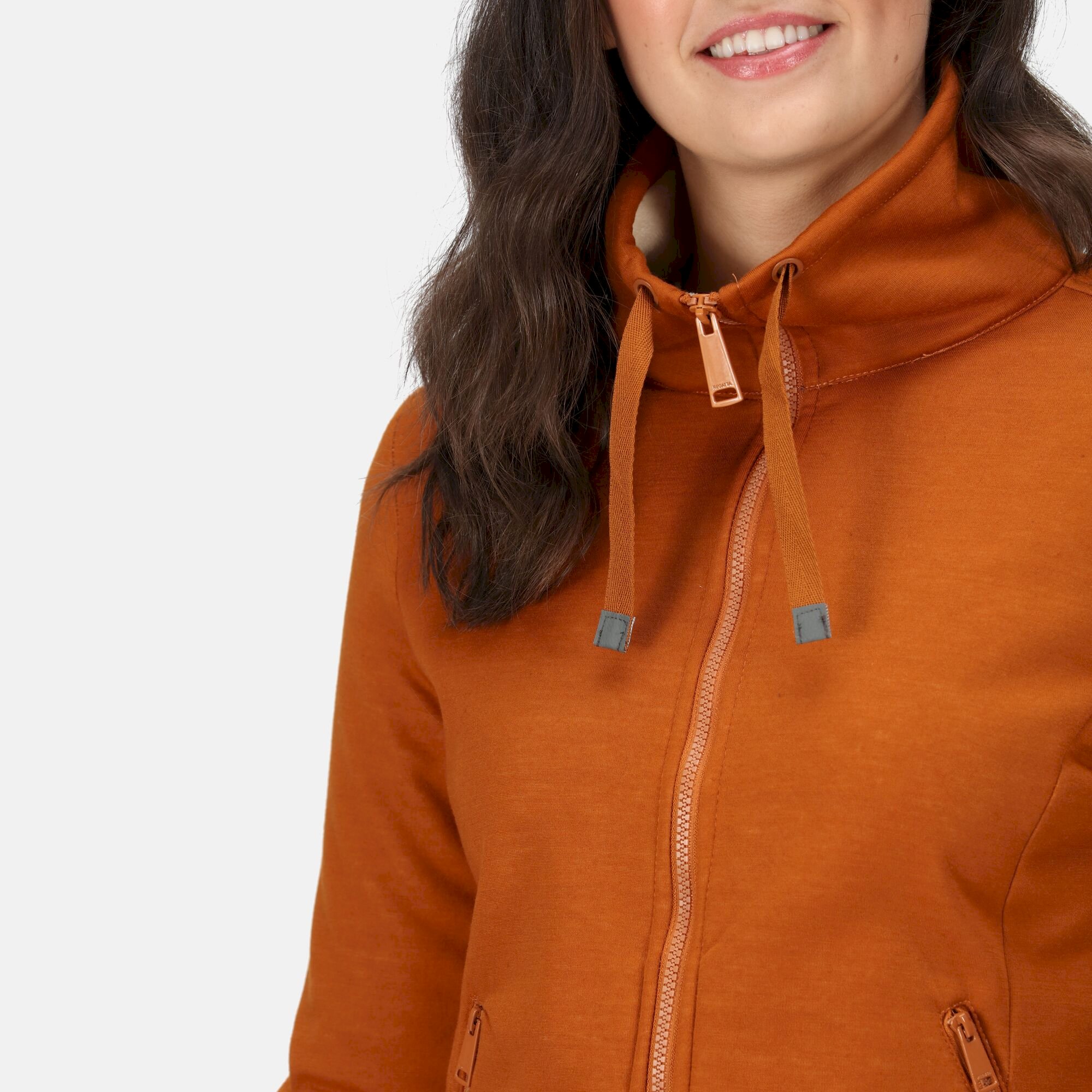 Women's Azariah Full Zip Fleece | Copper Almond Light Vanilla