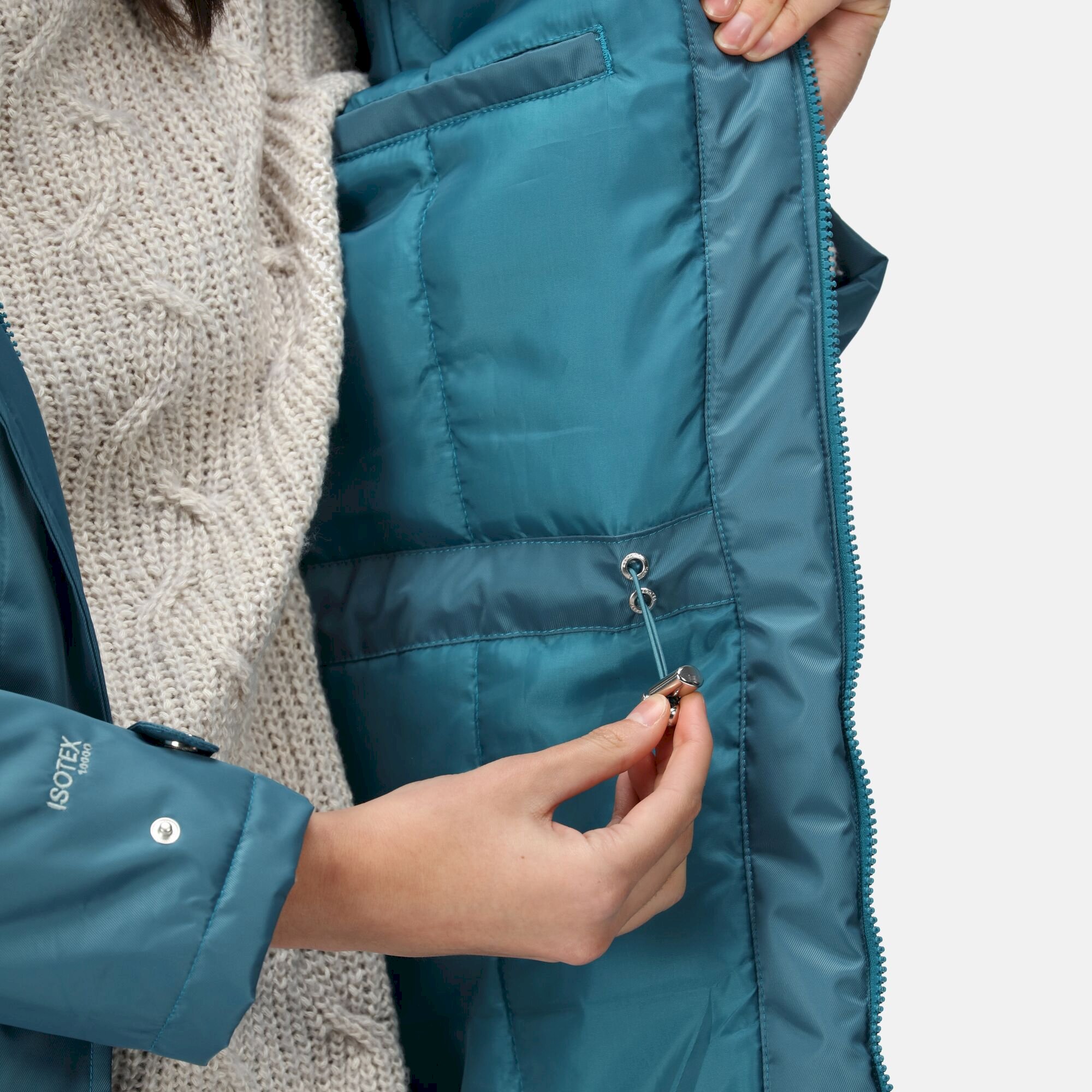 Women's Lyanna Fur Trim Parka Jacket | Dragonfly