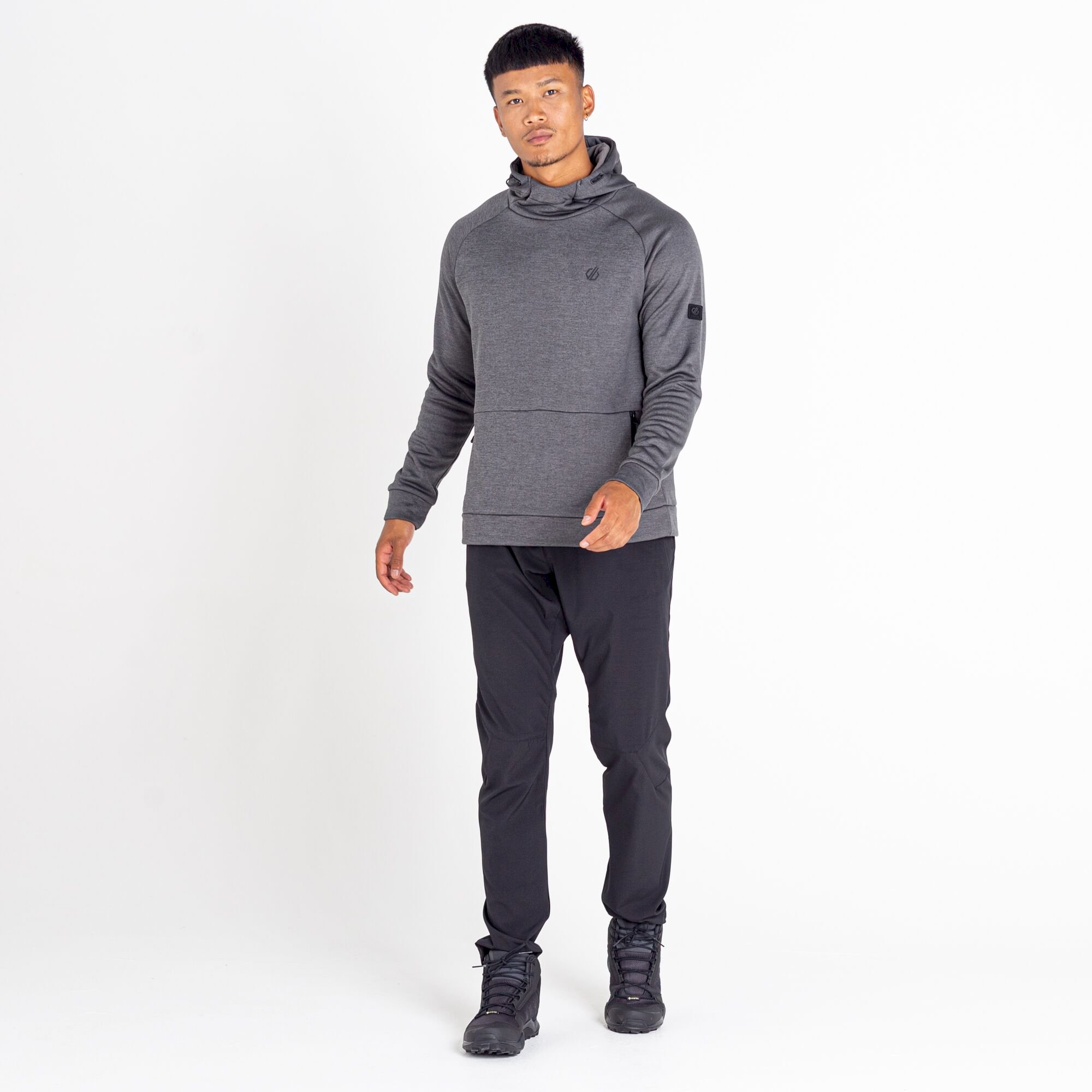 Dare 2b - Men's Out Calling Overhead Fleece | Charcoal Grey Marl