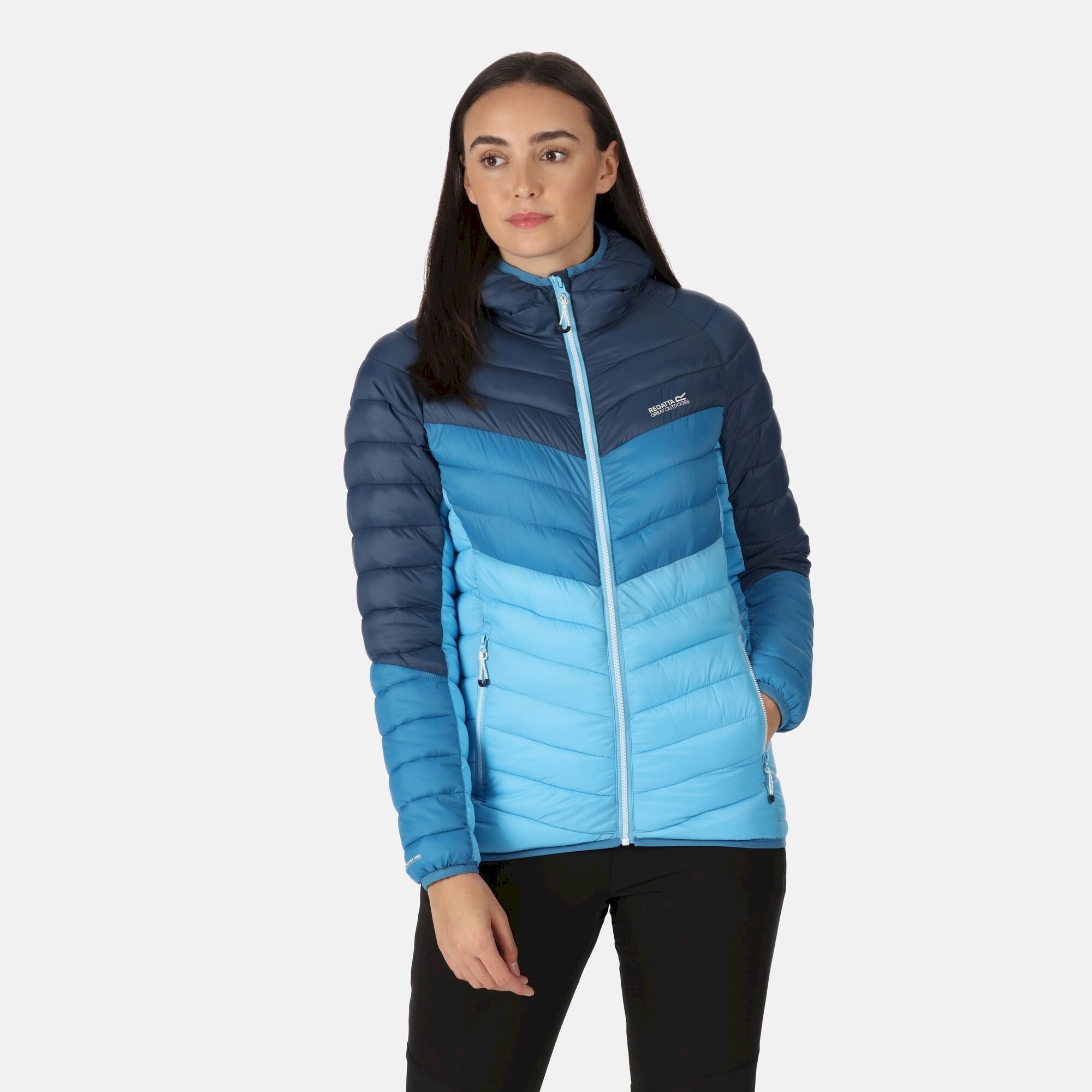 Women's Harrock Lightweight Puffer Jacket | Dark Denim Ethereal Blue