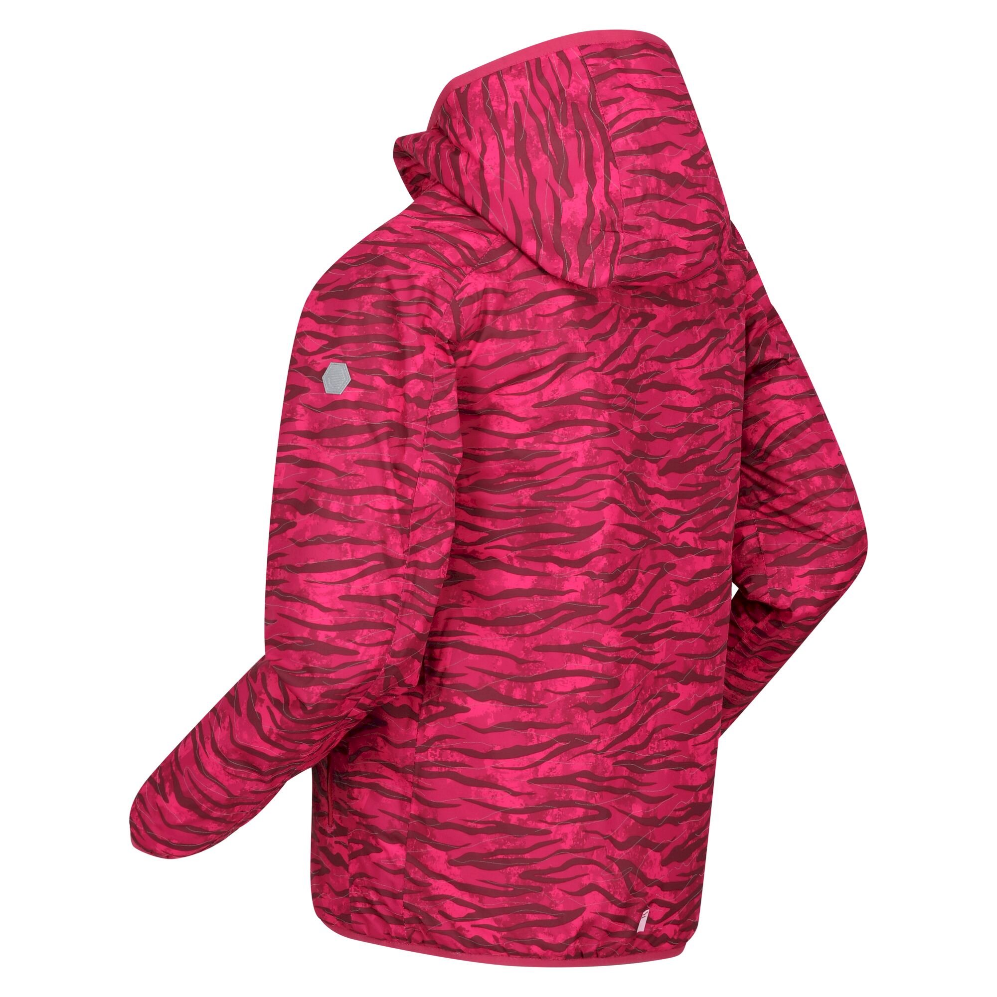 Kids' Volcanics VI Waterproof Jacket | Berry Pink Print