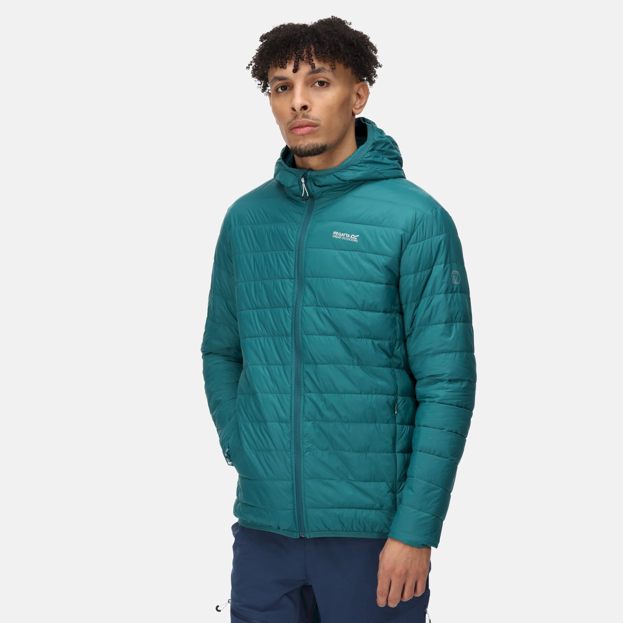 Men's Hooded Hillpack Lightweight Jacket | Pacific Green