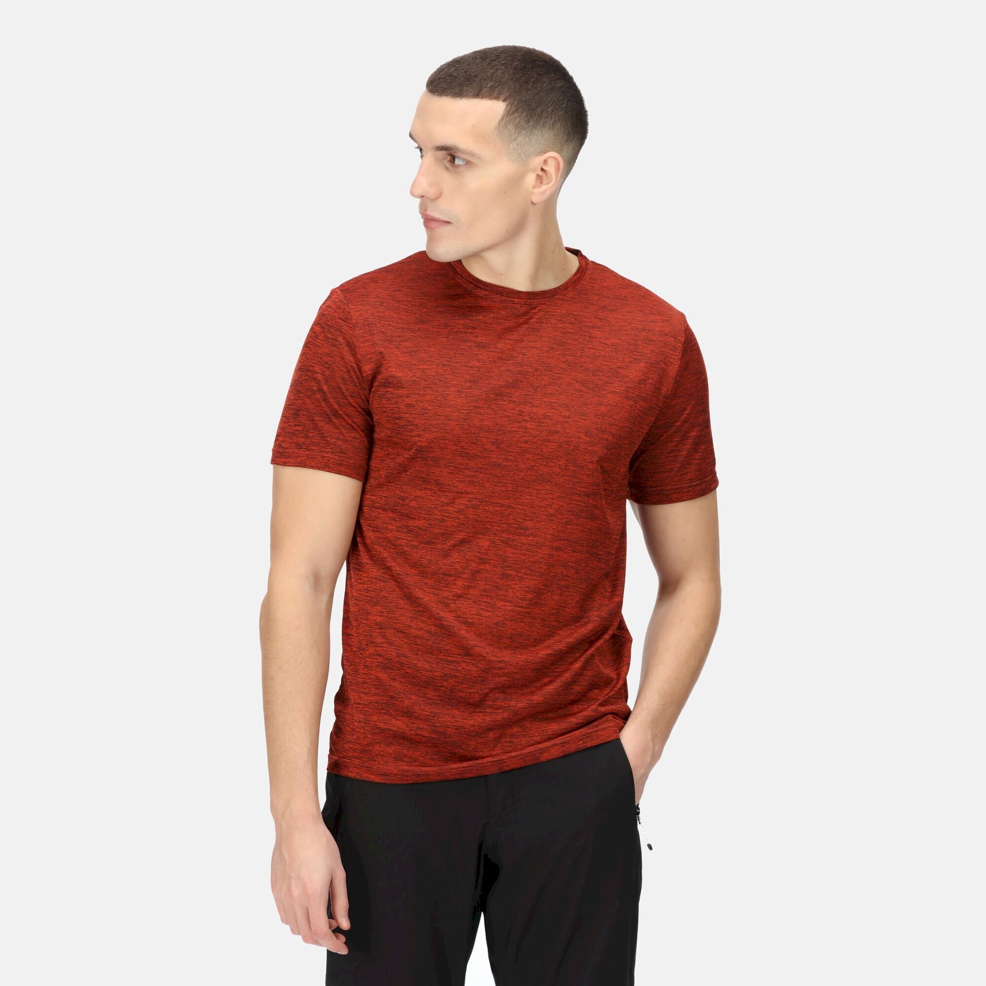 Men's Fingal Edition Marl T-Shirt | Rusty Orange