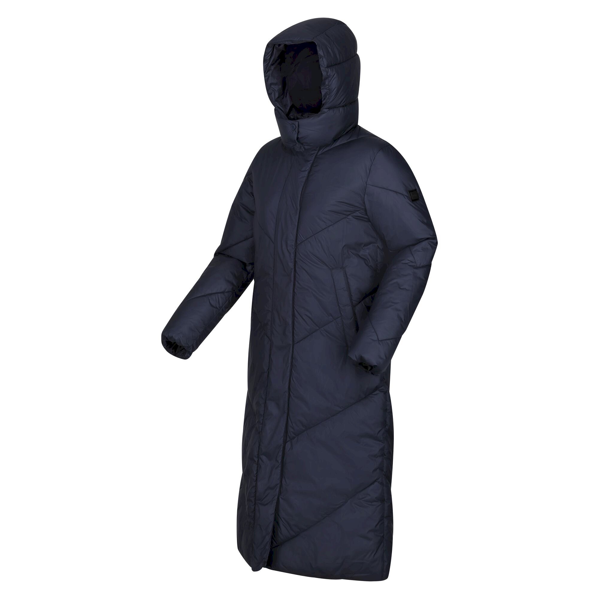 Women's Longley Longline Quilted Jacket | Navy