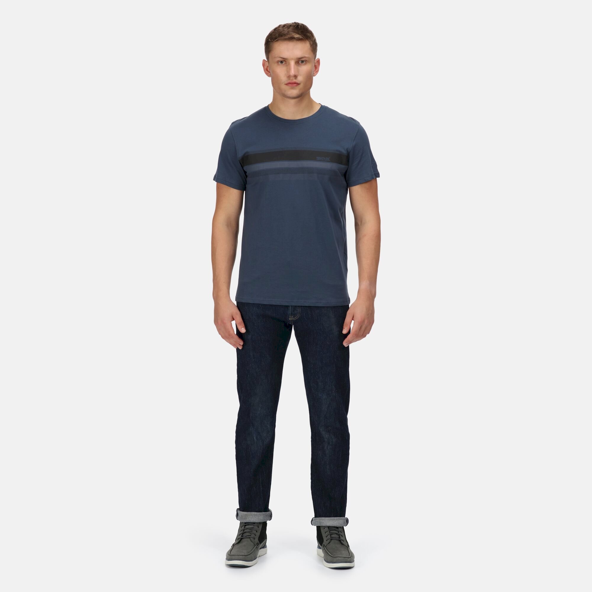 Men's Cline VI Cotton T-Shirt | Dark Denim