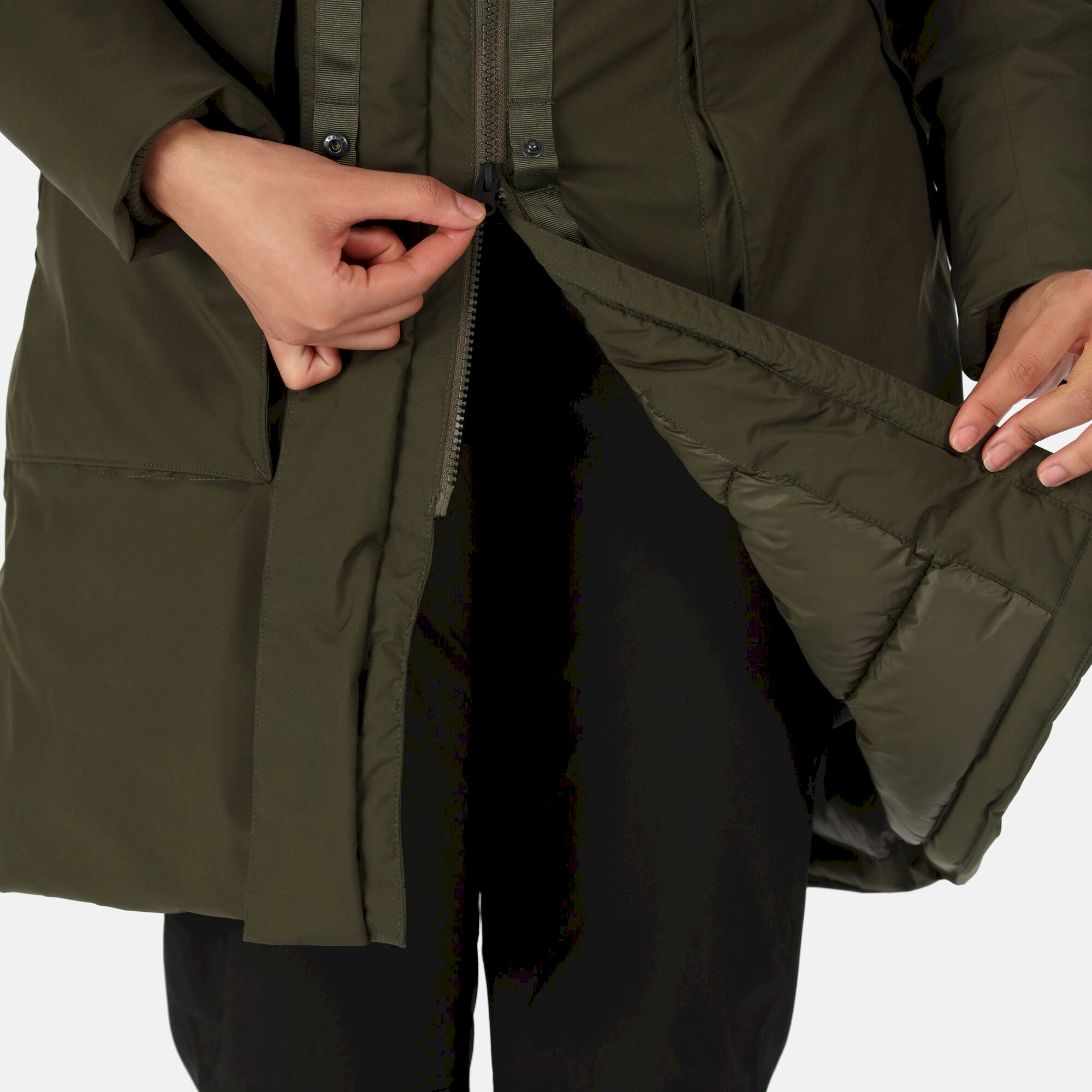 Women's Yewbank II Waterproof Parka | Dark Khaki
