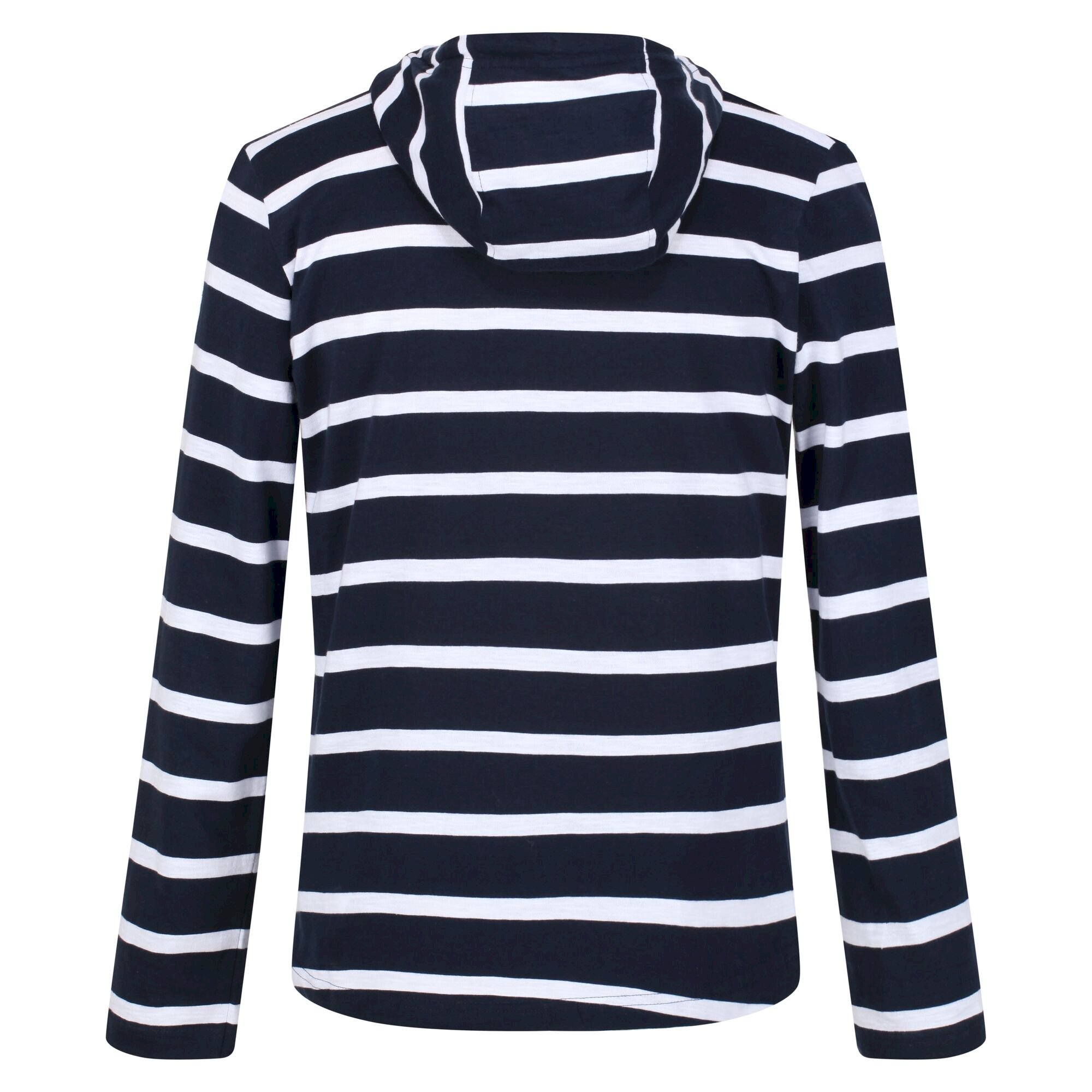 Women's Maelys Hooded Top | Navy White Stripe