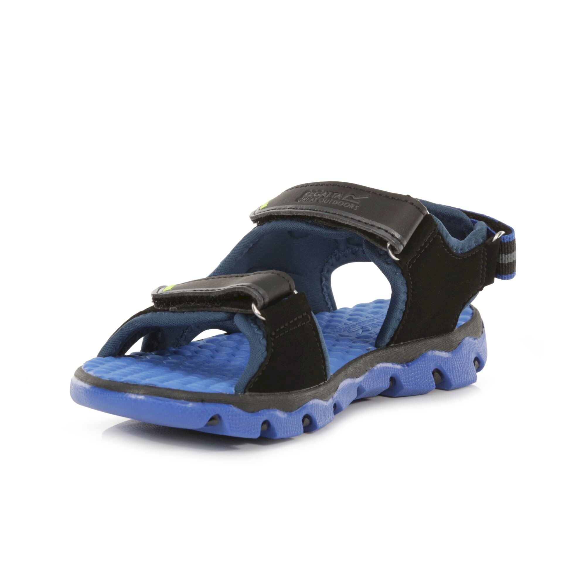 Kids' Kota Drift Sandals | Nautical Blue Electric Lime