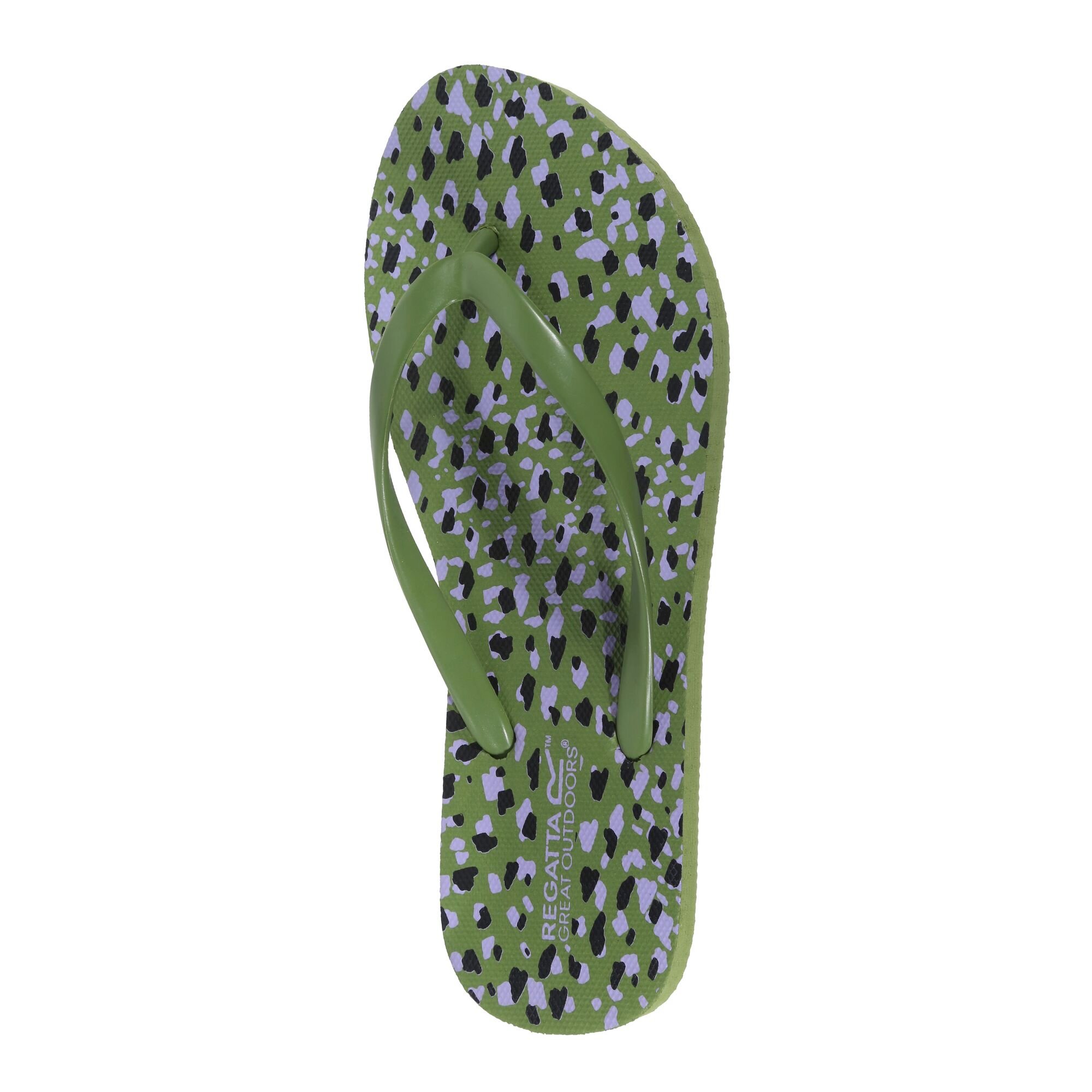 Women's Bali Flip Flops | Green Fileds Abstract