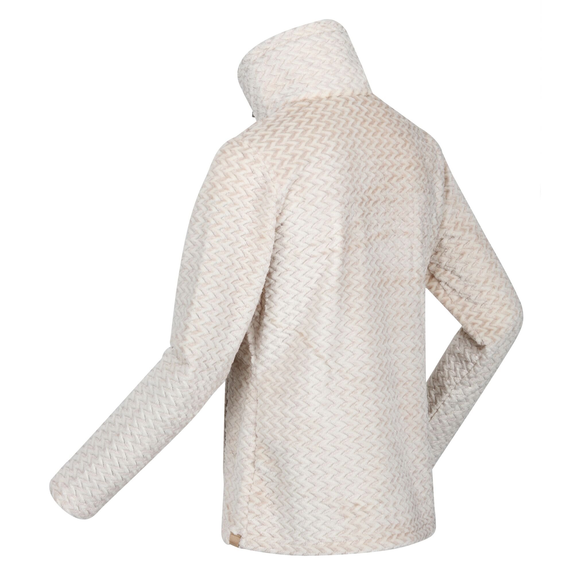 Women's Heloise Full Zip Fleece | Light Vanilla Plait