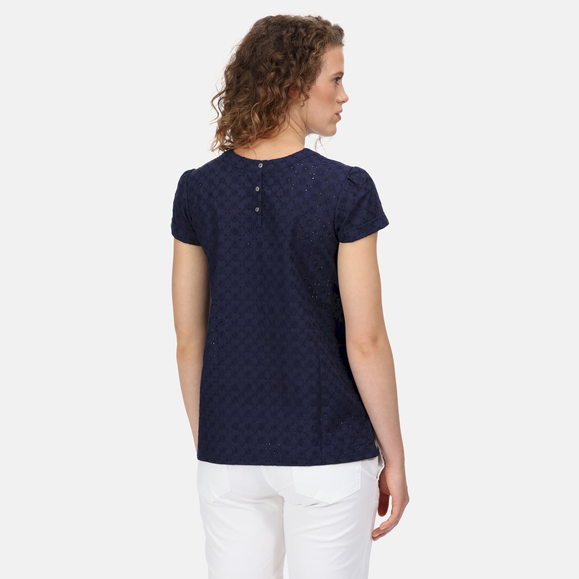 Women's Jaelynn Cotton T-Shirt | Navy