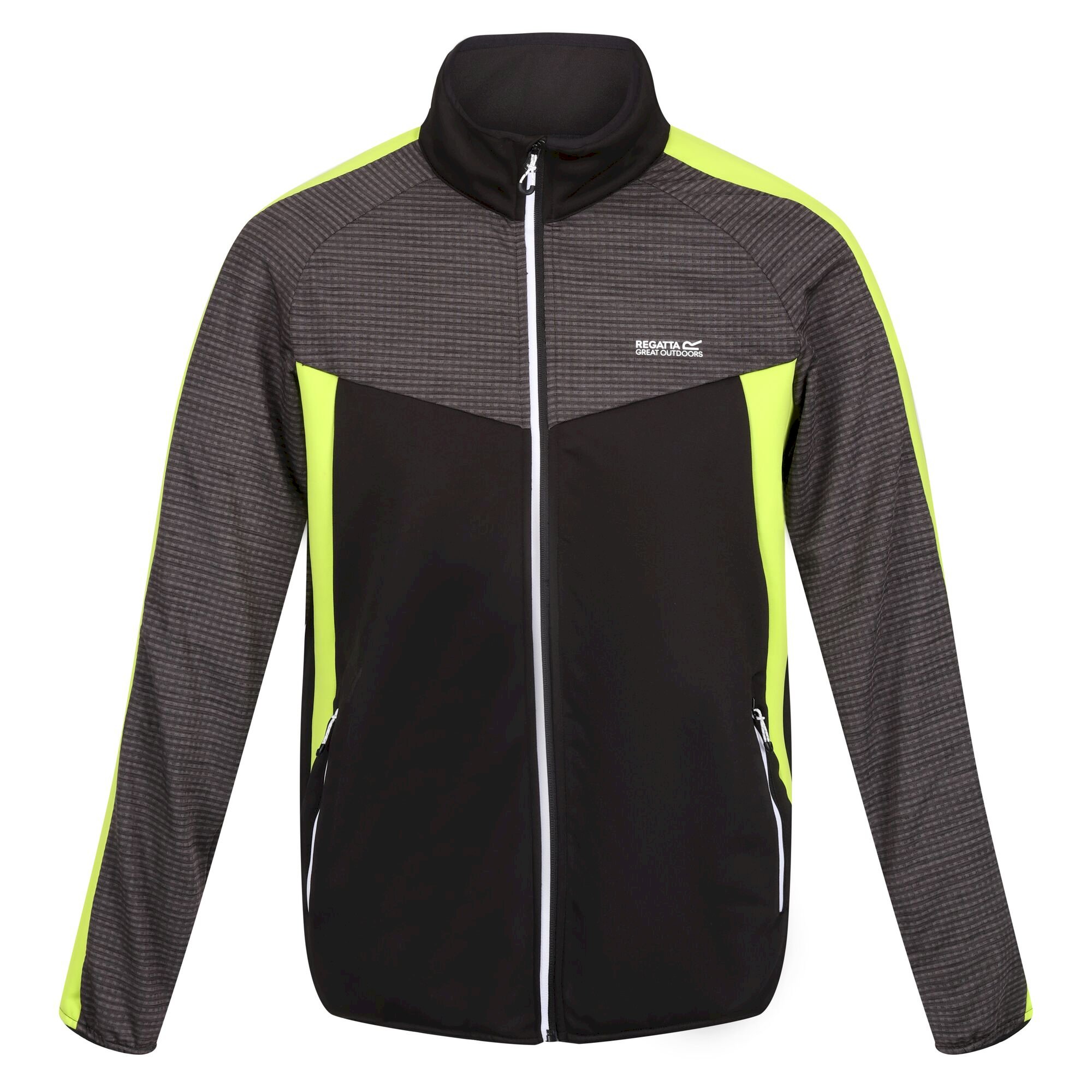 Men's Yare VI Softshell Jacket | Black Bright Kiwi