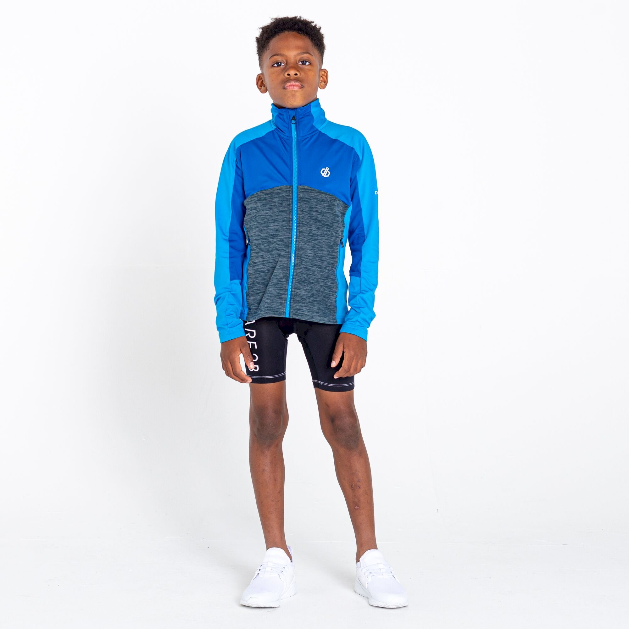 Dare 2b - Kids' Exception Recycled Core Stretch Midlayer | Teton Blue Snorkel Blue