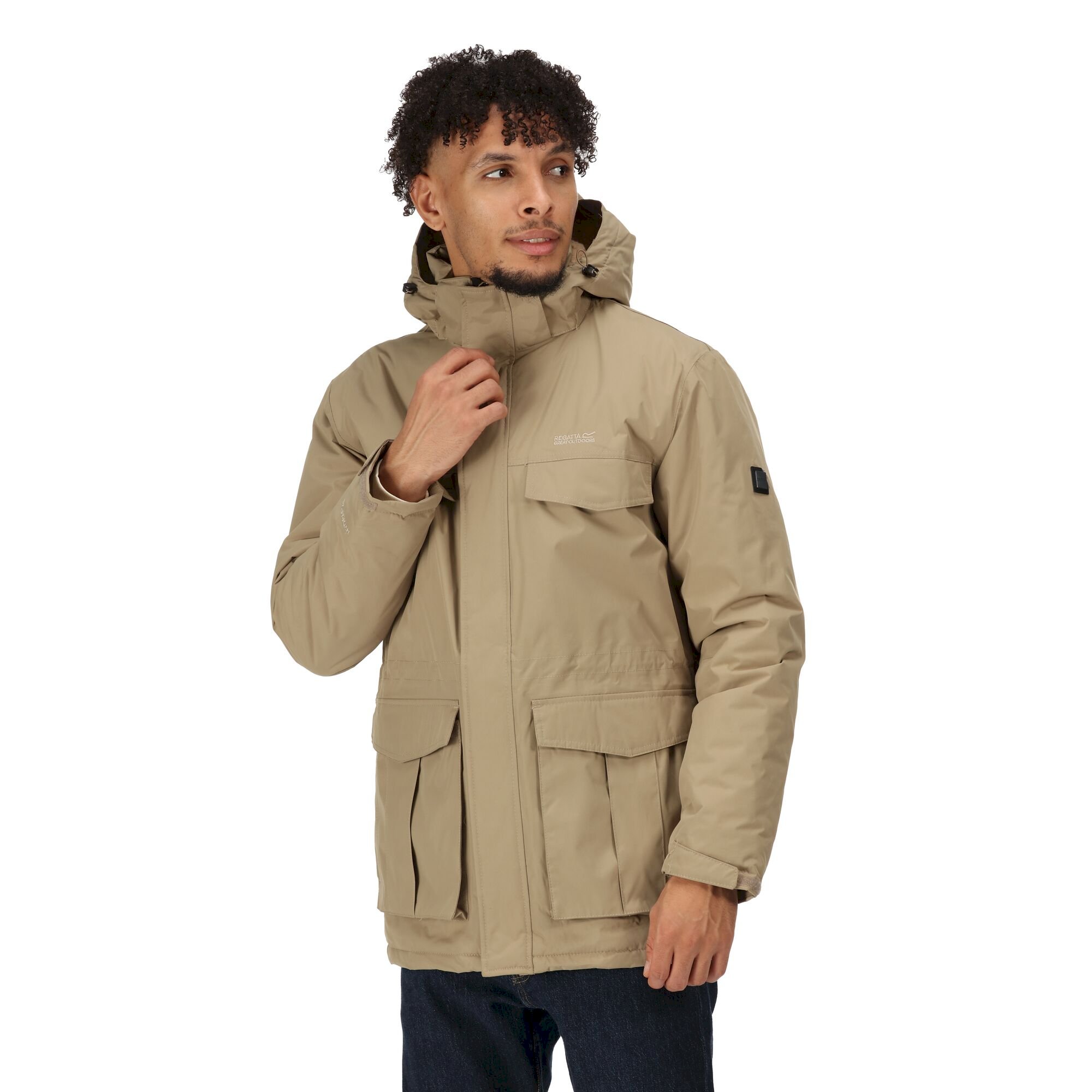 Men's Palben Waterproof Insulated Parka Jacket | Gold Sand