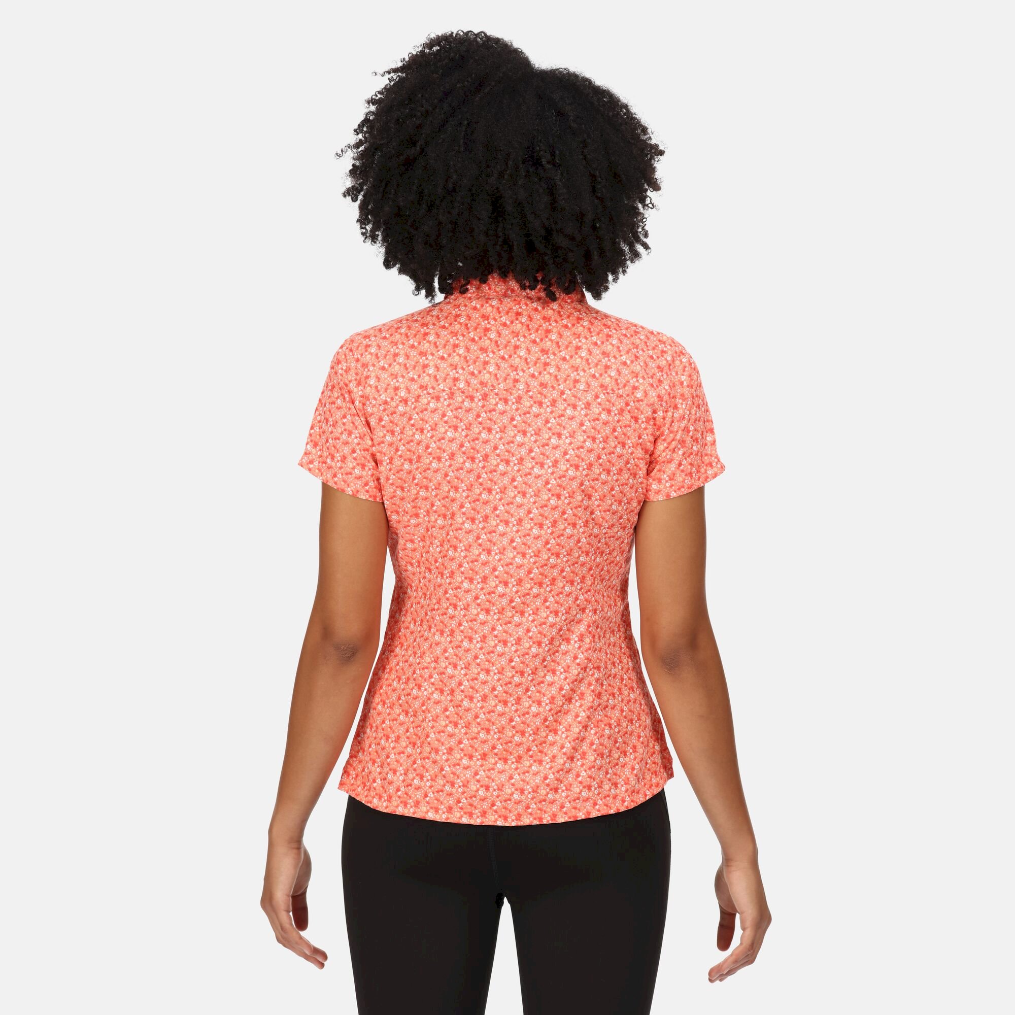 Women's Mindano VI Short Sleeve Shirt | Fusion Coral Ditsy