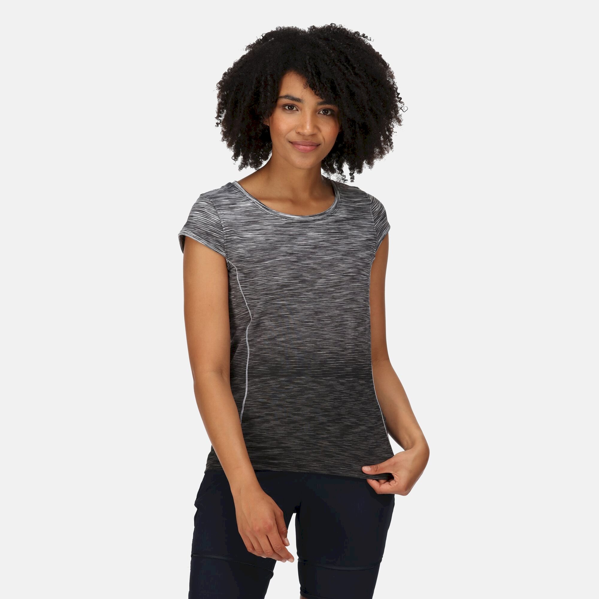 Women's Hyperdimension II T-Shirt | Black Ombre