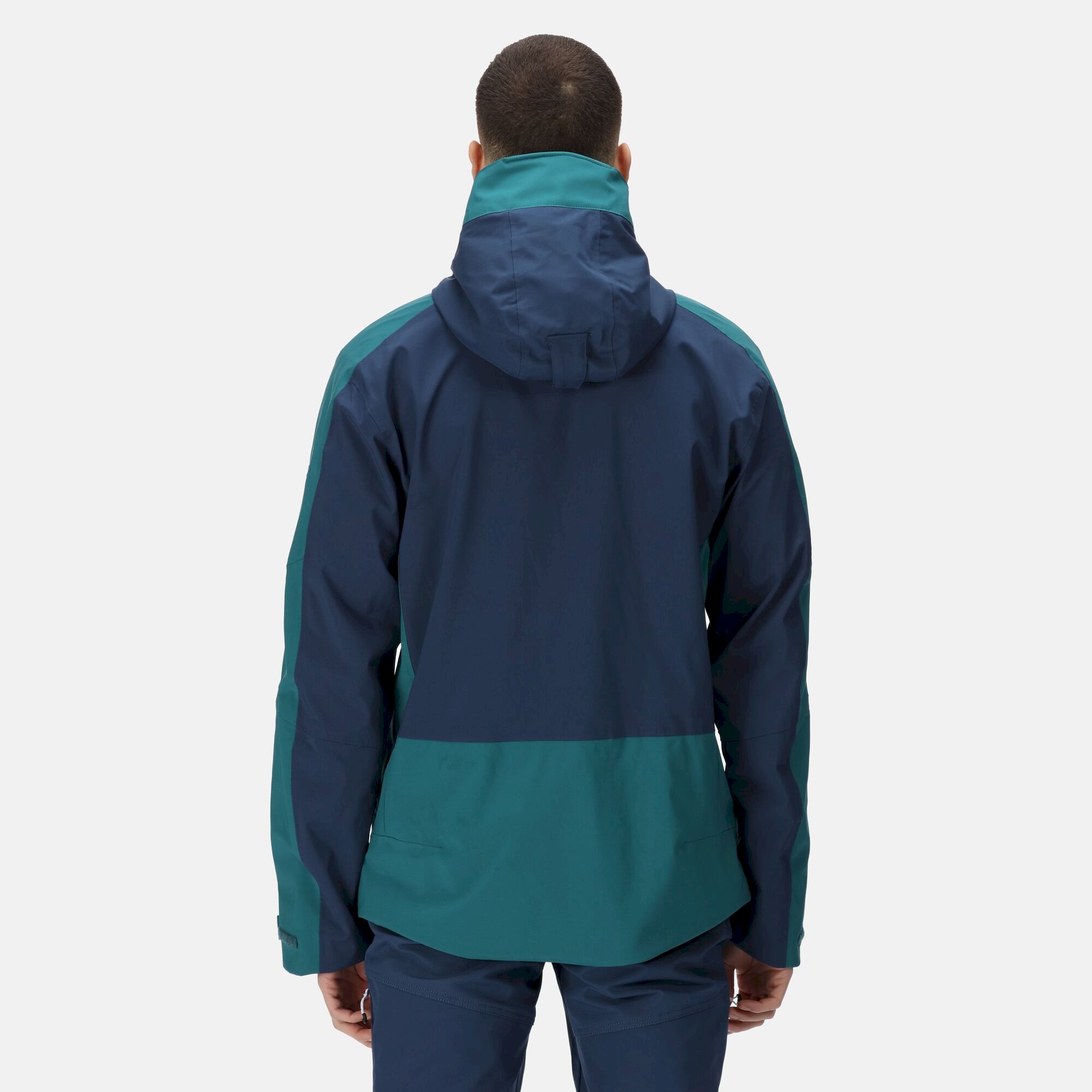 Men's Highton Stretch II Waterproof Jacket | Admiral Blue Pacific Green