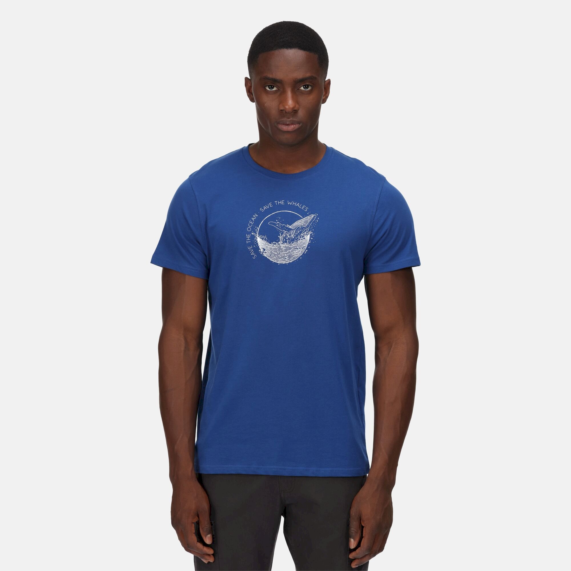 Men's Cline VI Cotton T-Shirt | Lapis Blue