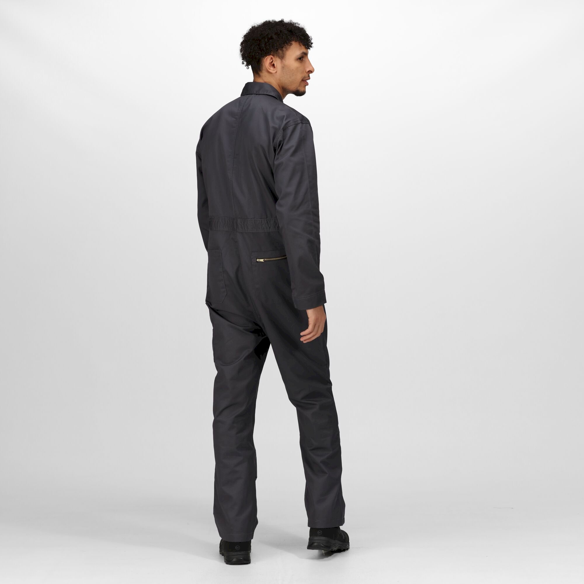 Men's Zip Fasten Coverall | Seal Grey