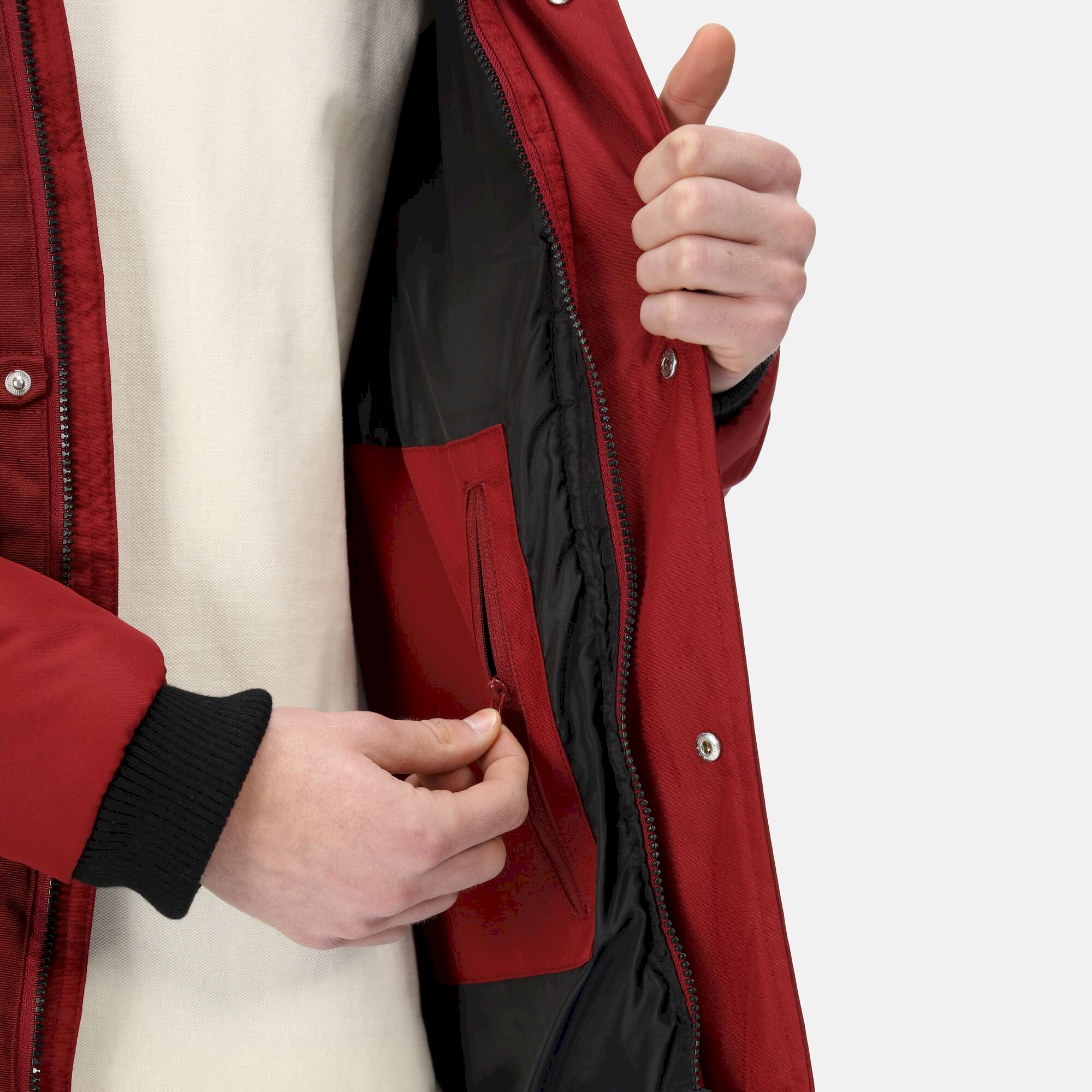 Men's Farren Lightweight Puffer Jacket | Syrah Red