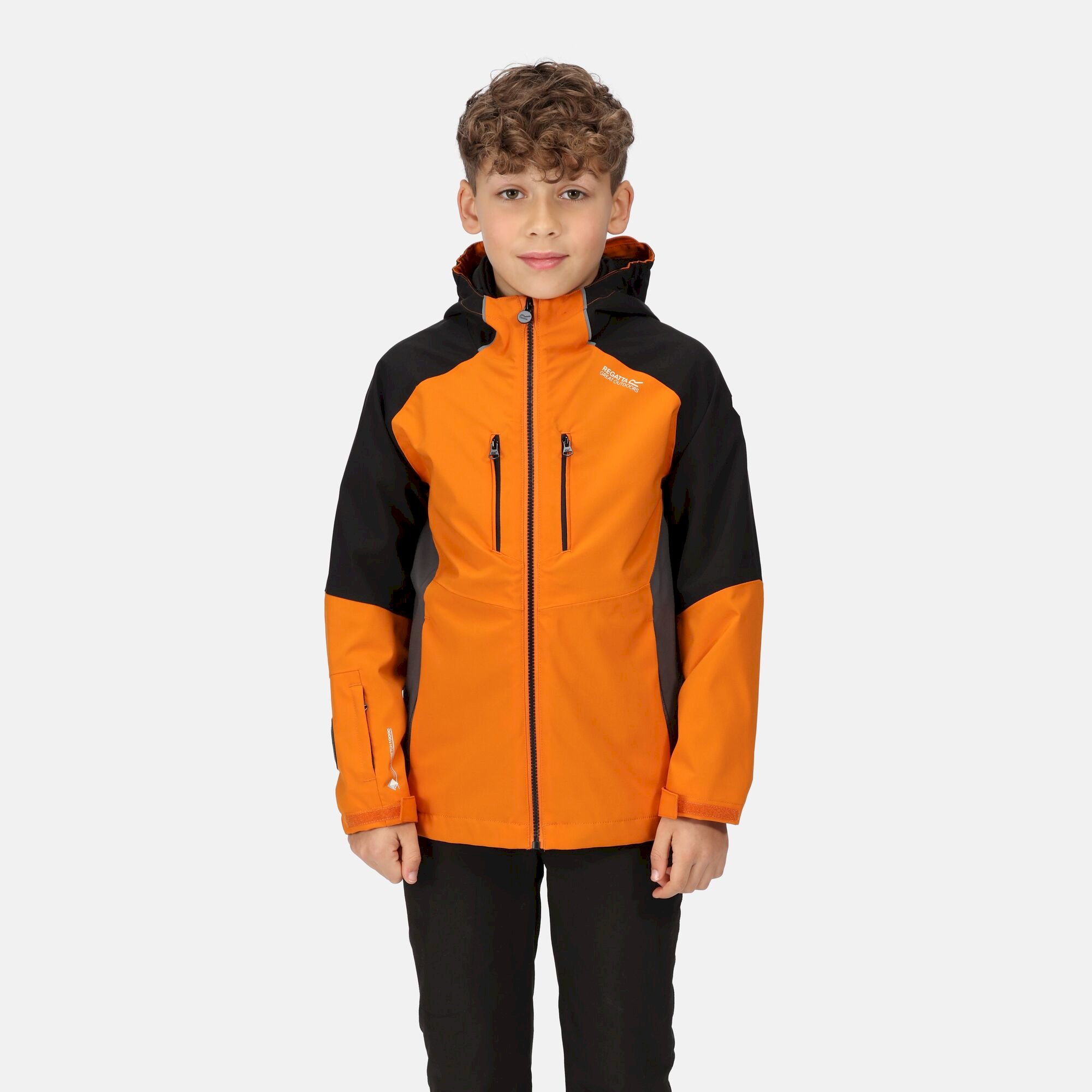 Kids' Hydrate VII 3-In-1 Waterproof Jacket | Autumn Maple Black Dark Grey