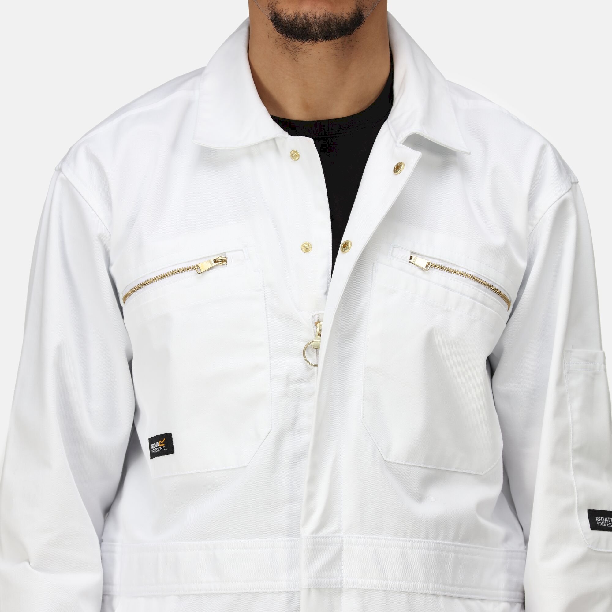 Men's Zip Fasten Coverall | White