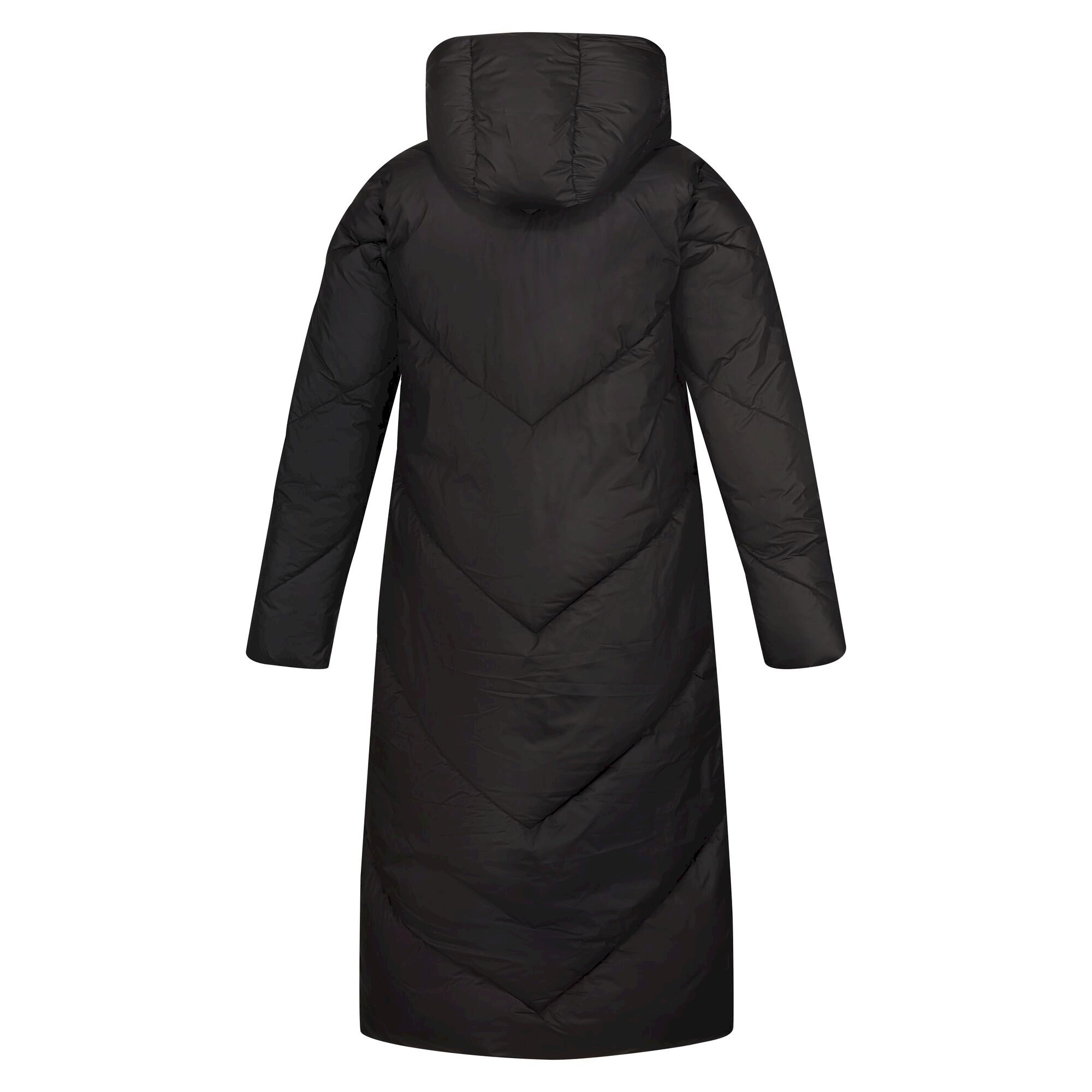 Women's Longley Longline Quilted Jacket | Black