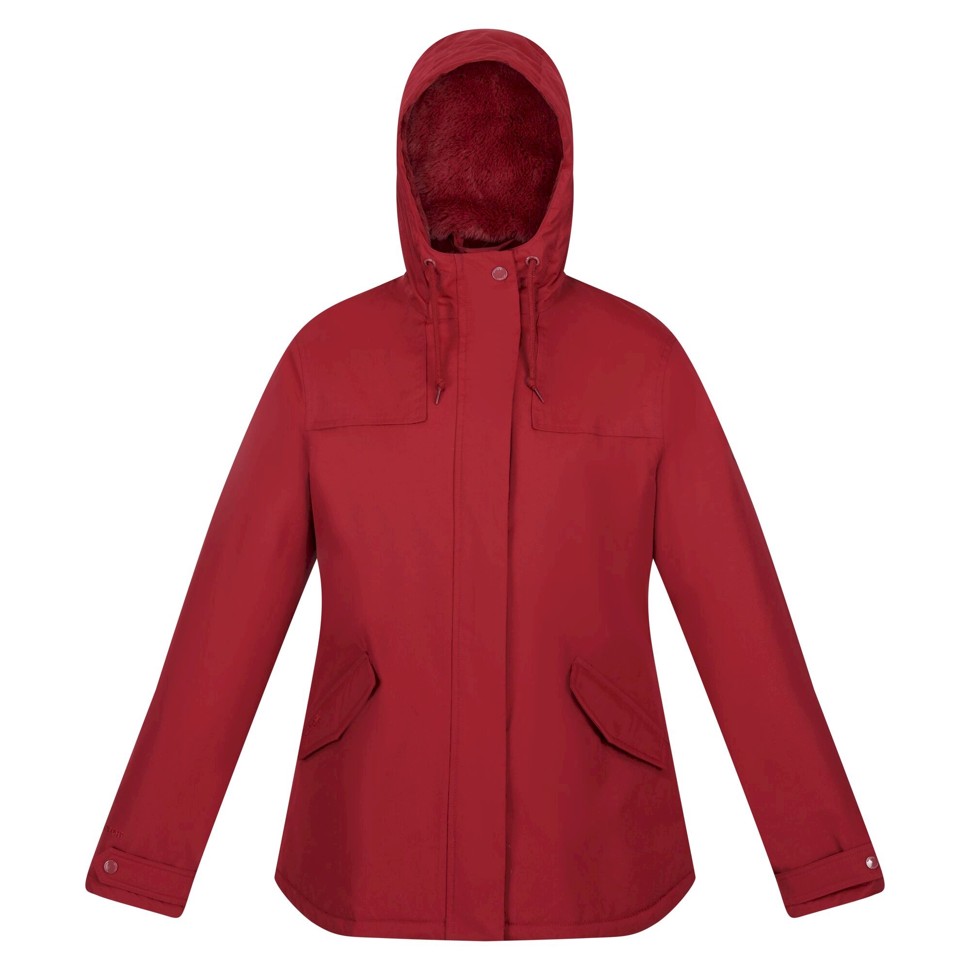 Women's Bria Fur Lined Waterproof Jacket | Cabernet