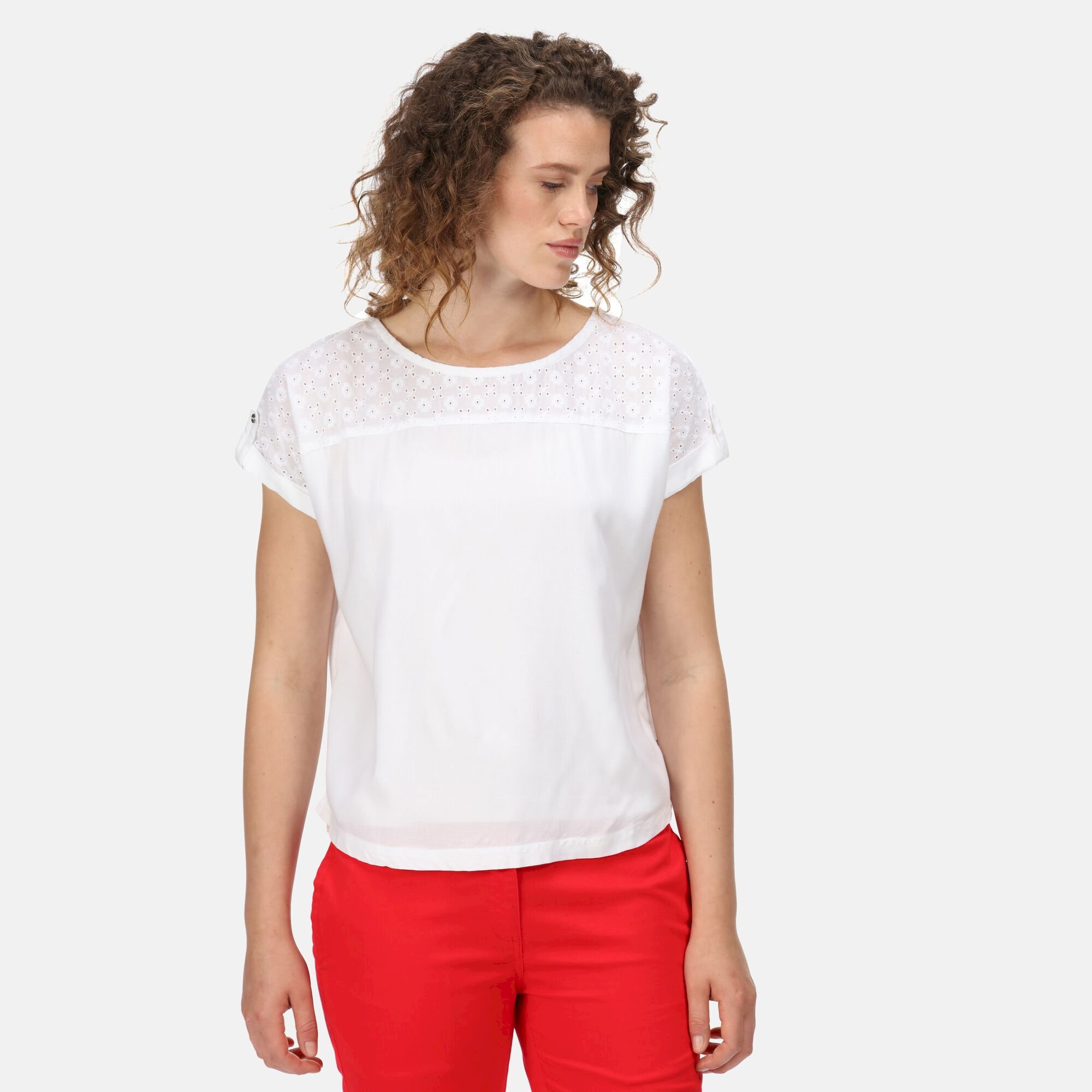 Women's Jaida Cotton T-Shirt | White