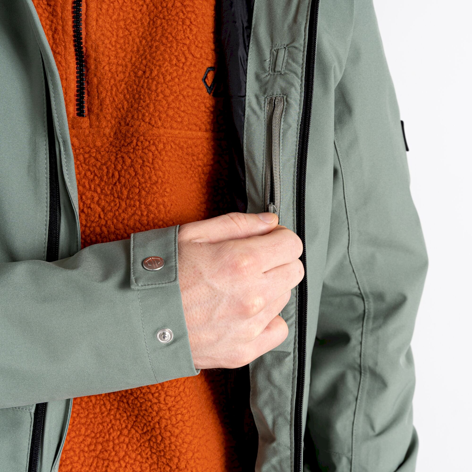 Dare 2b - Men's Stay Ready Recycled Waterproof Jacket | Agave Green