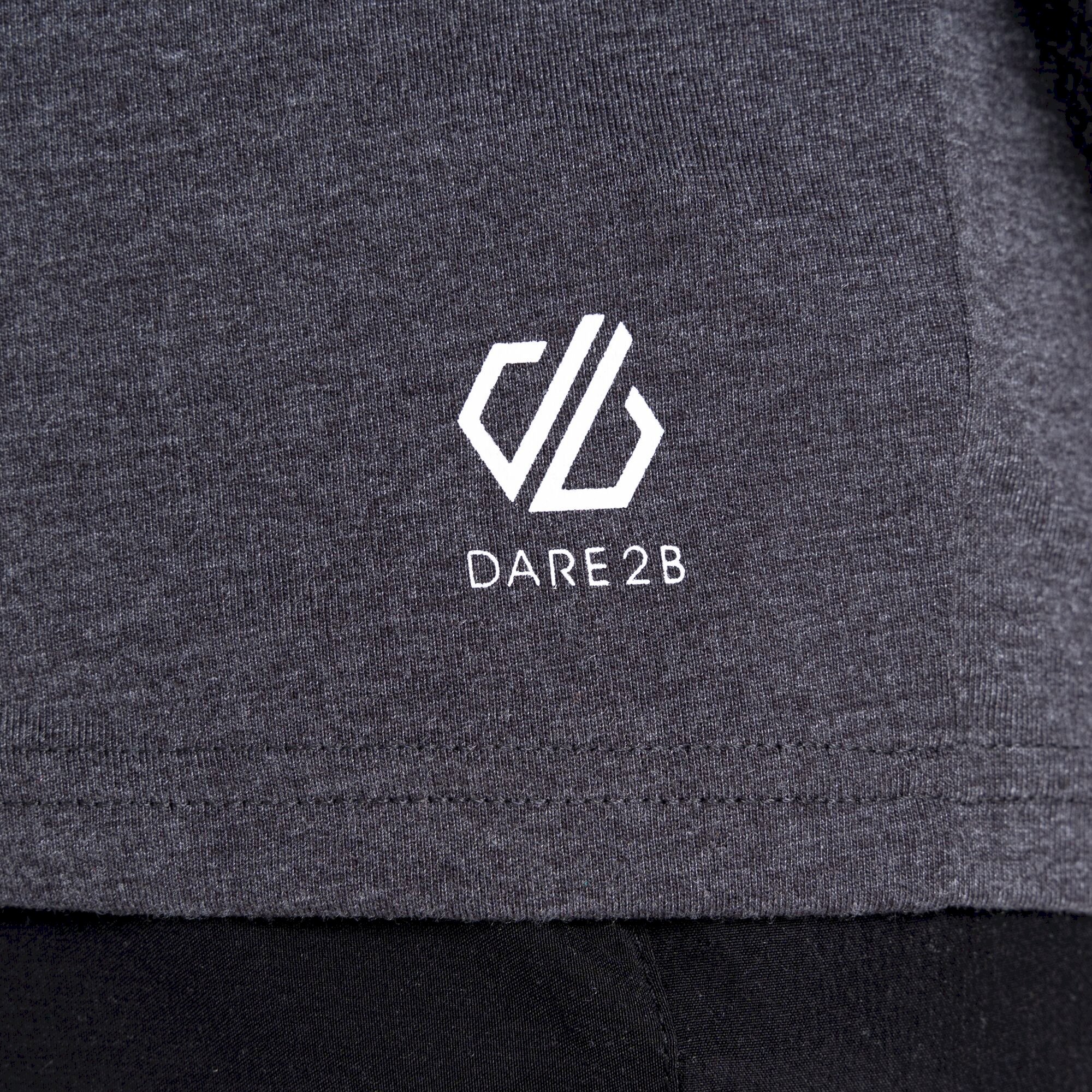 Dare 2b - Men's Upgrade II Long Sleeve T-Shirt | Charcoal Grey Marl