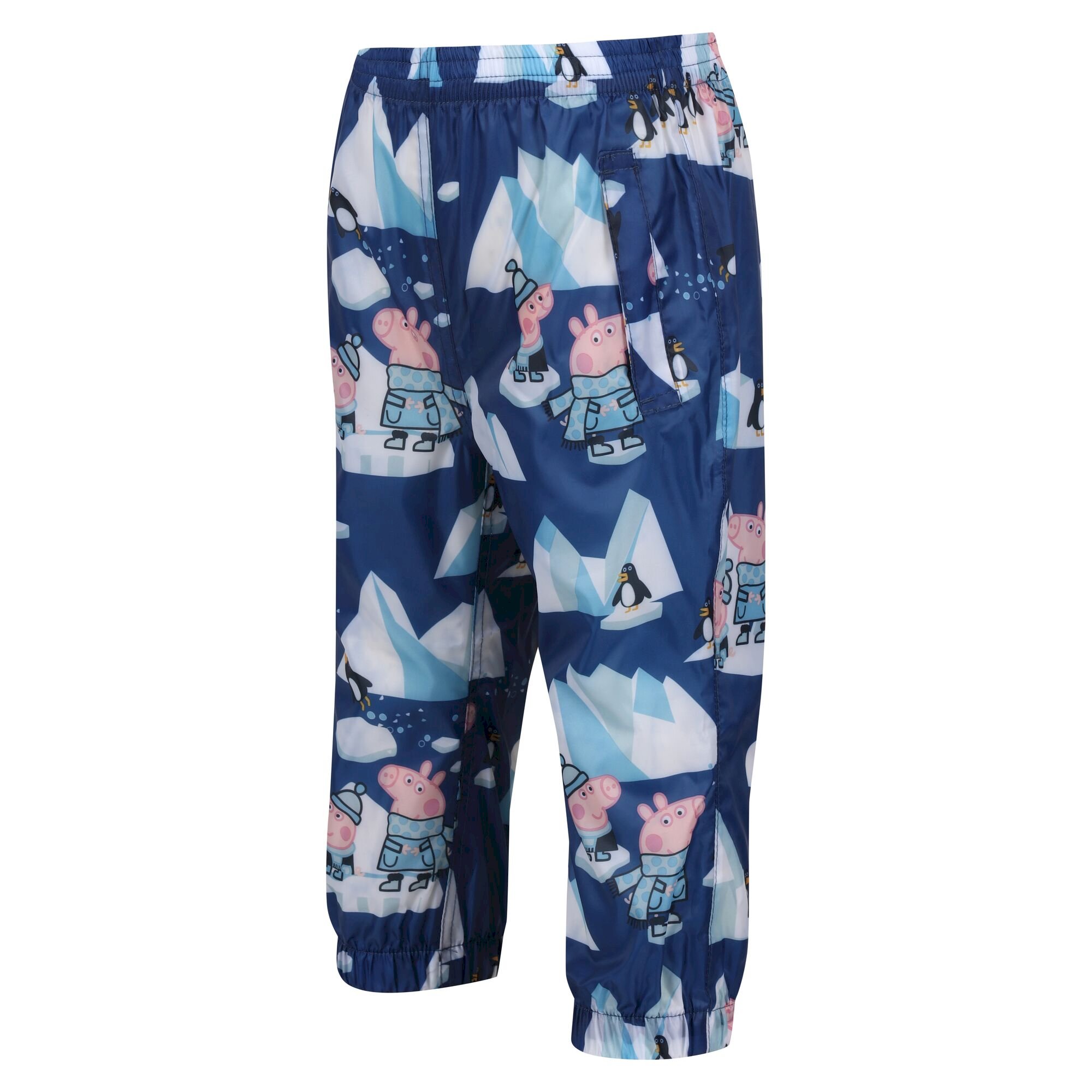 Peppa Pig Waterproof Pack-It Overtrousers | Space Blue