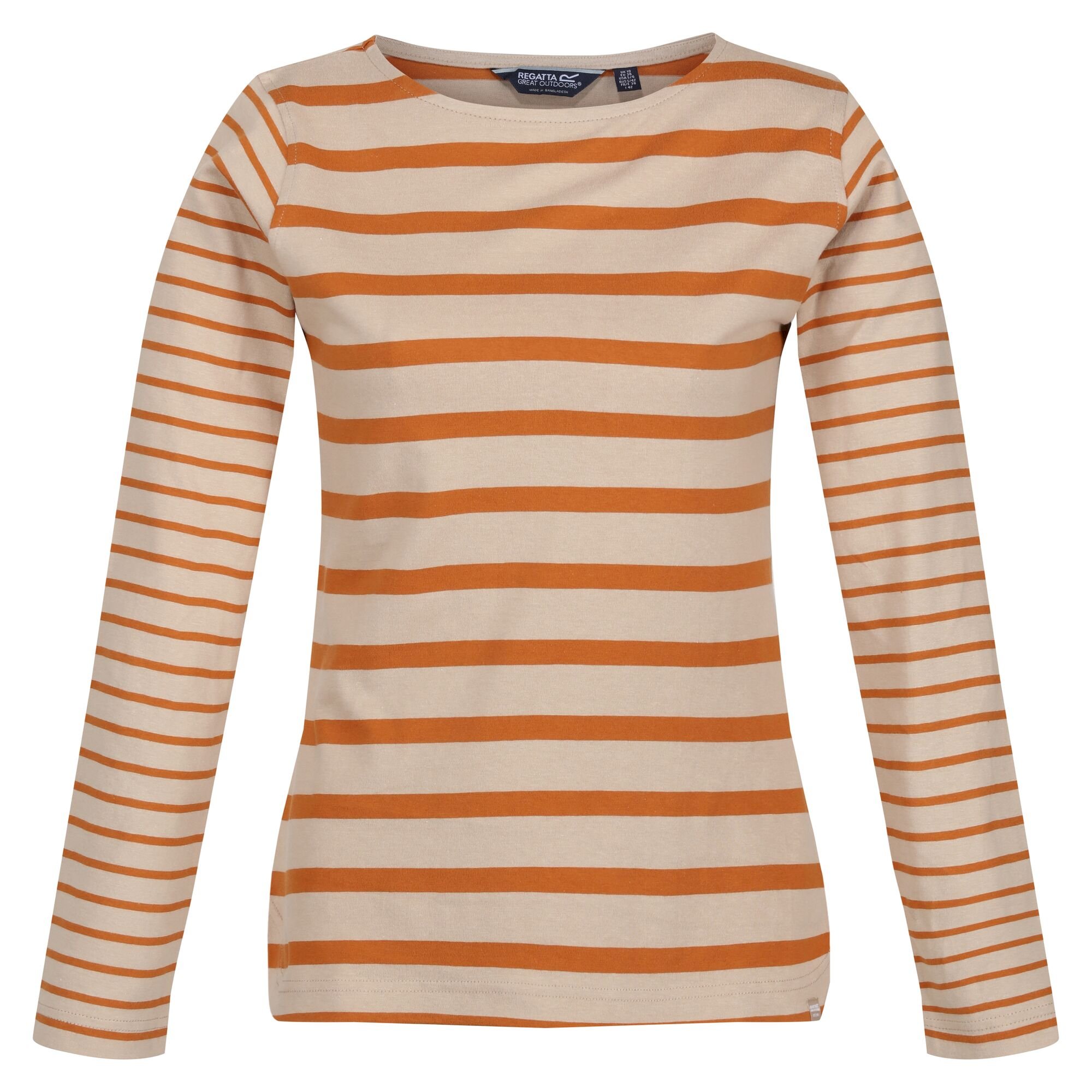 Women's Farida Striped T-Shirt | Moccasn Copper