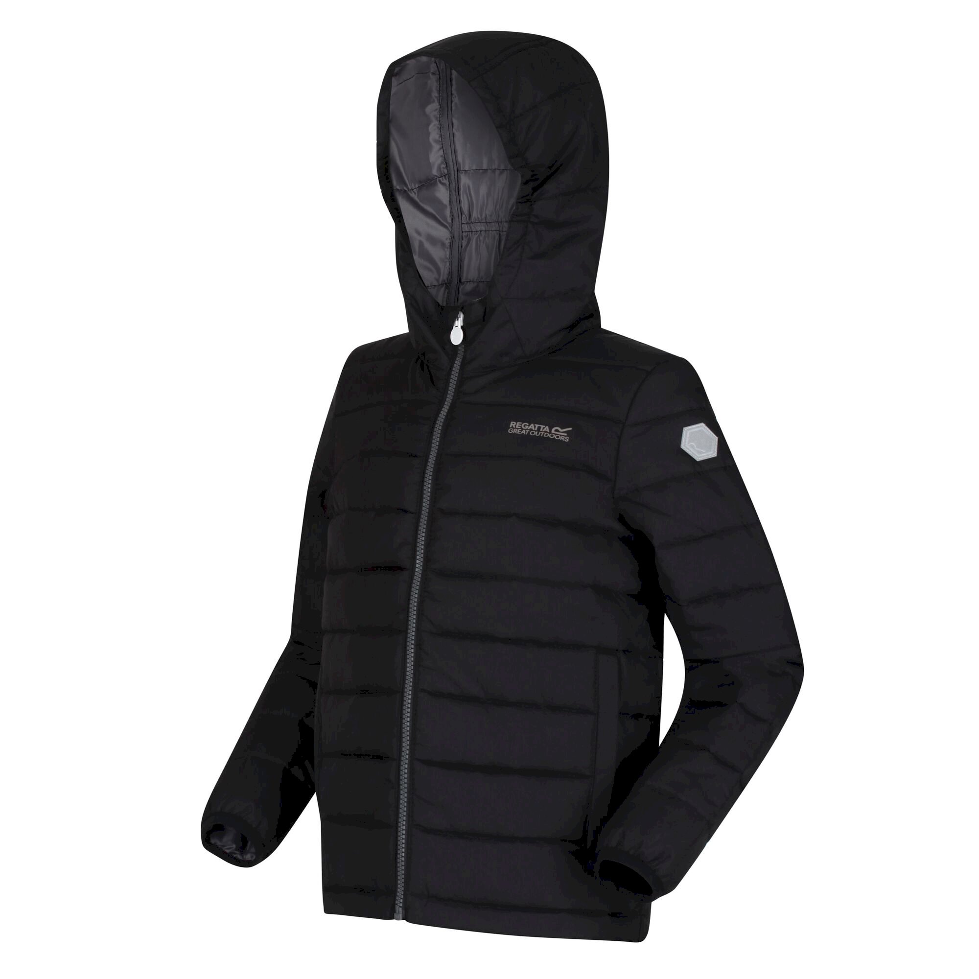 Kids' Helfa Insulated Hooded Jacket | Black