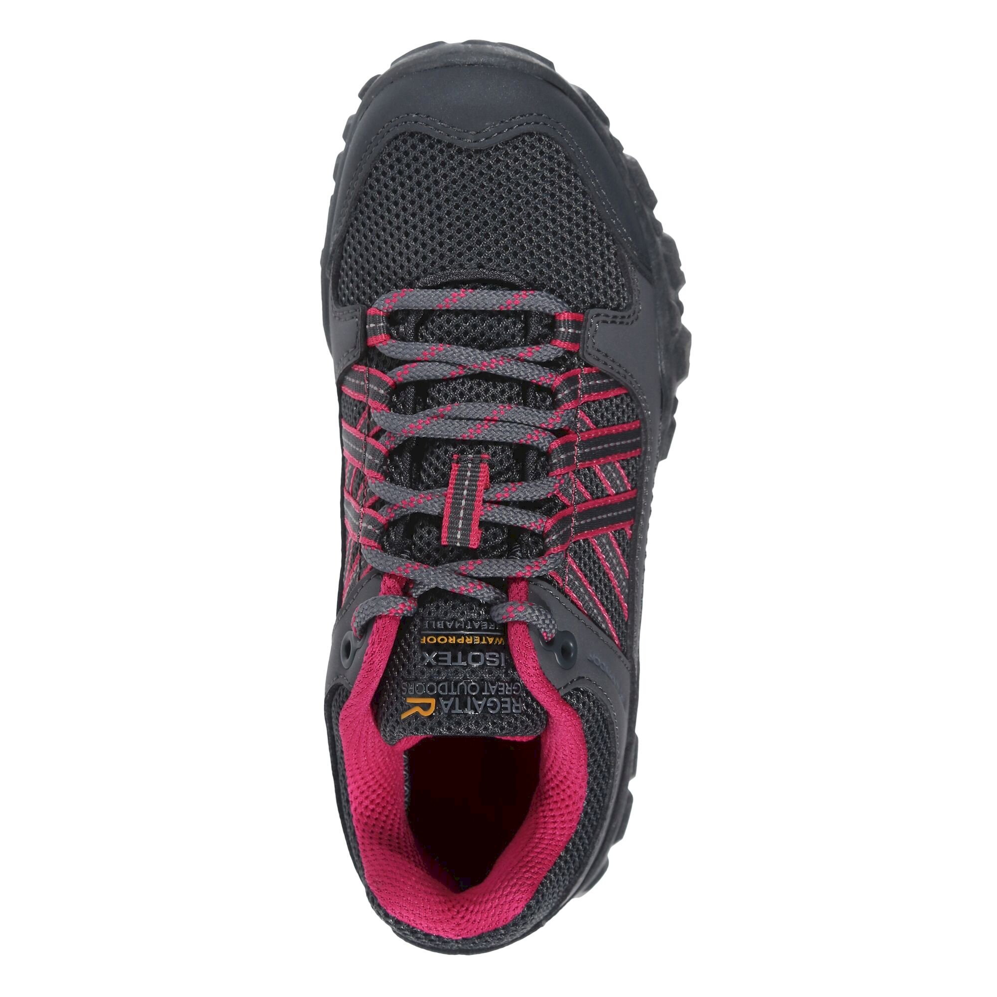 Kids' Edgepoint Waterproof Low Walking Shoes | Steel Pink Fusion