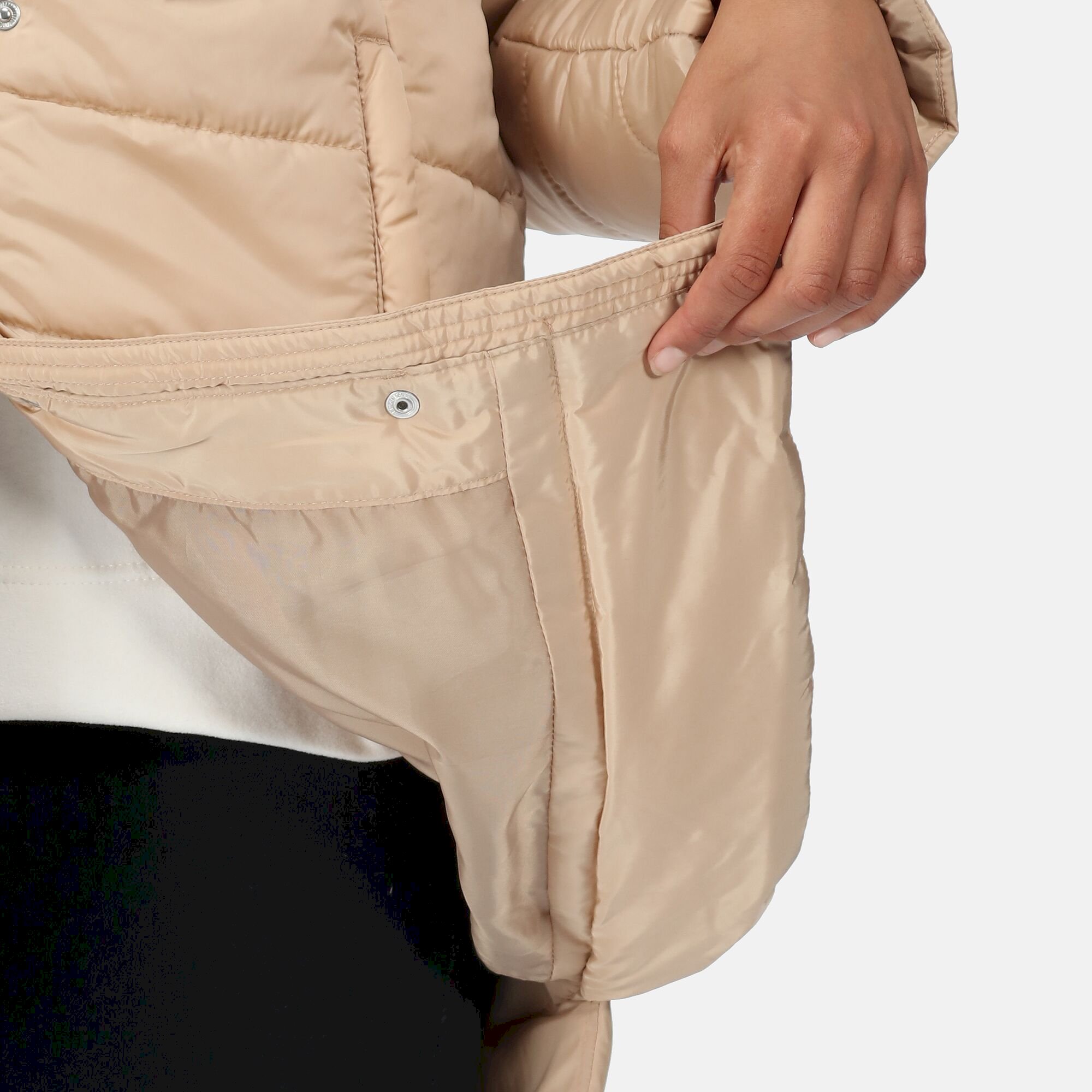 Women's Pamelina Hooded Parka Jacket | Moccasin