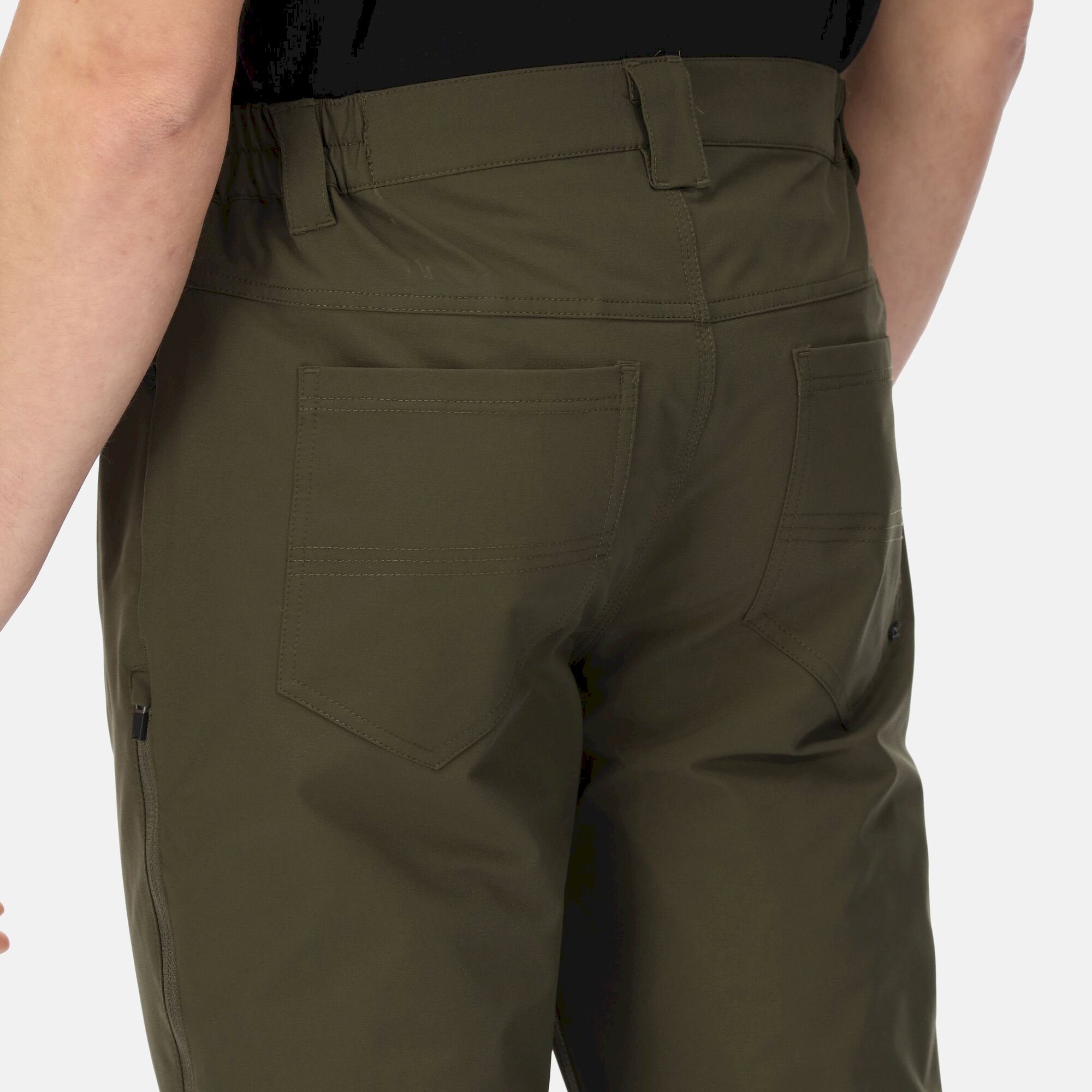 Men's Kennick Stretch Trousers | Dark Khaki