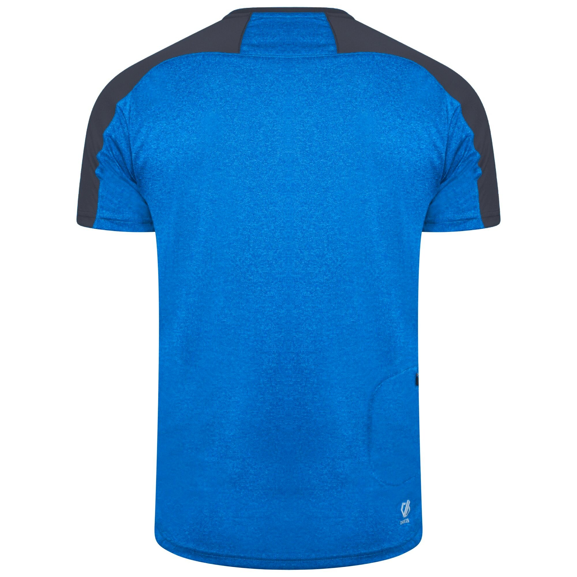 Dare 2b - Men's Aces II Half Zip lightweight Jersey | Athletic Blue Ebony Grey