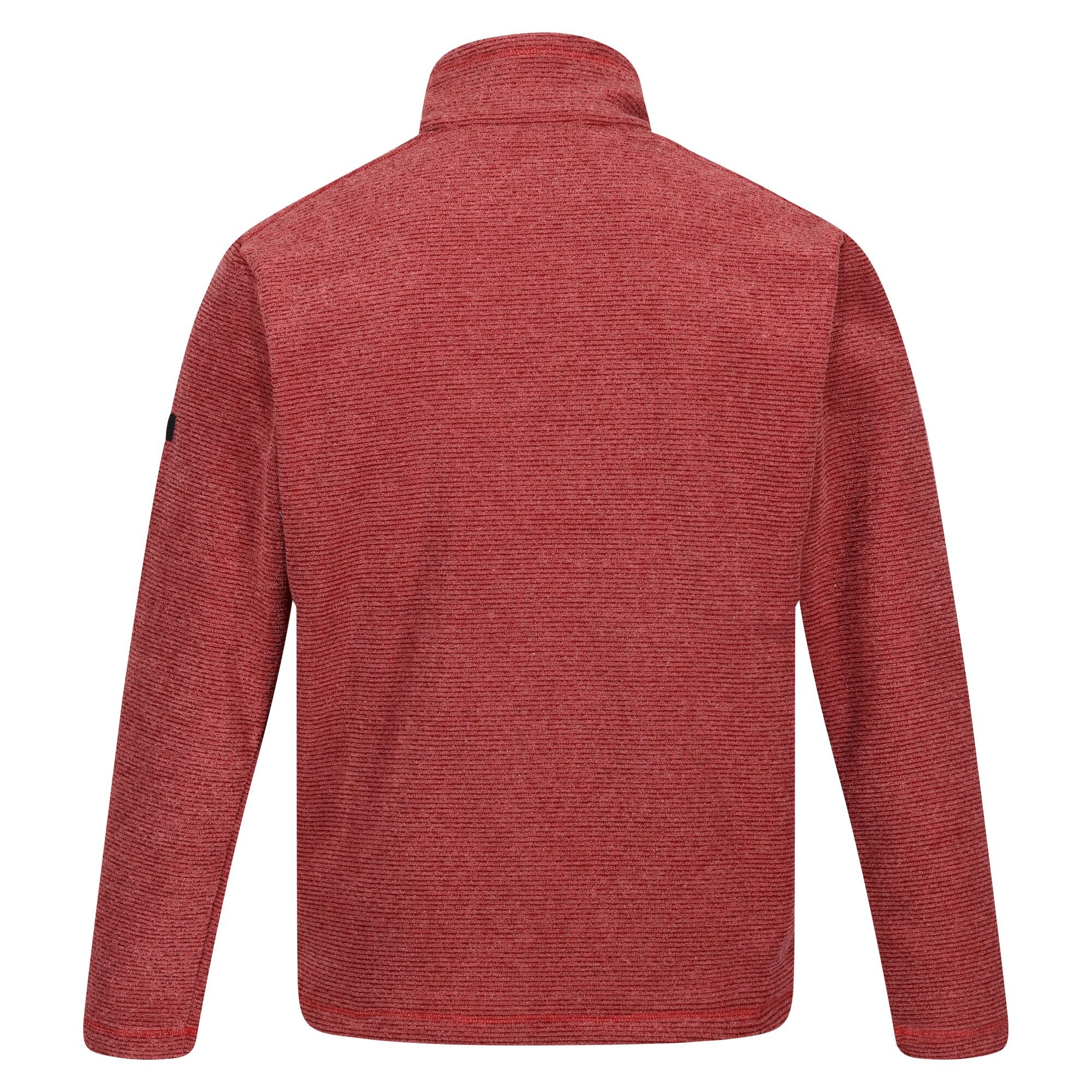 Men's Eildon Full Zip Fleece | Syrah Red Linear