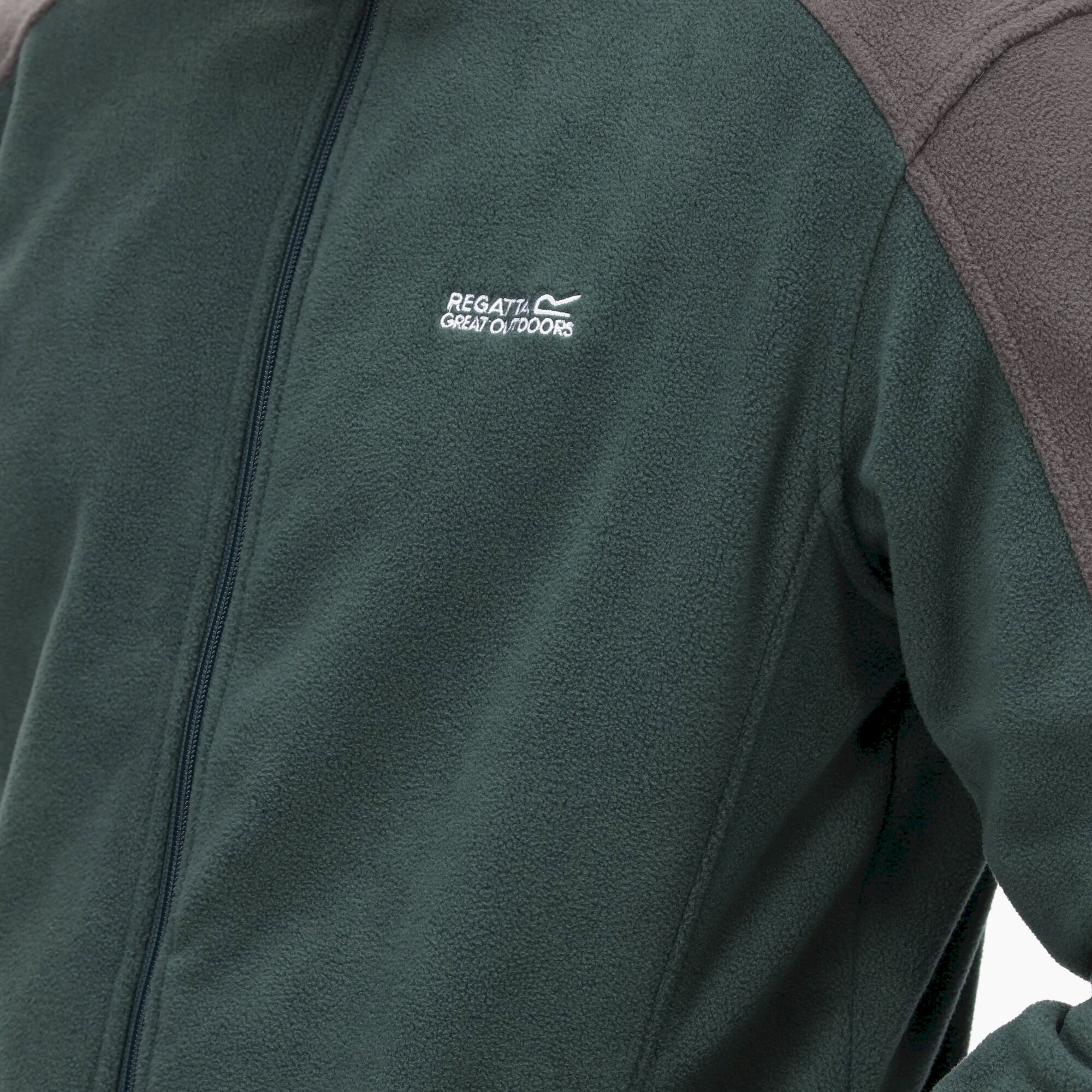 Men's Hedman II Heavyweight Full Zip Fleece | Green Gables Dark Grey