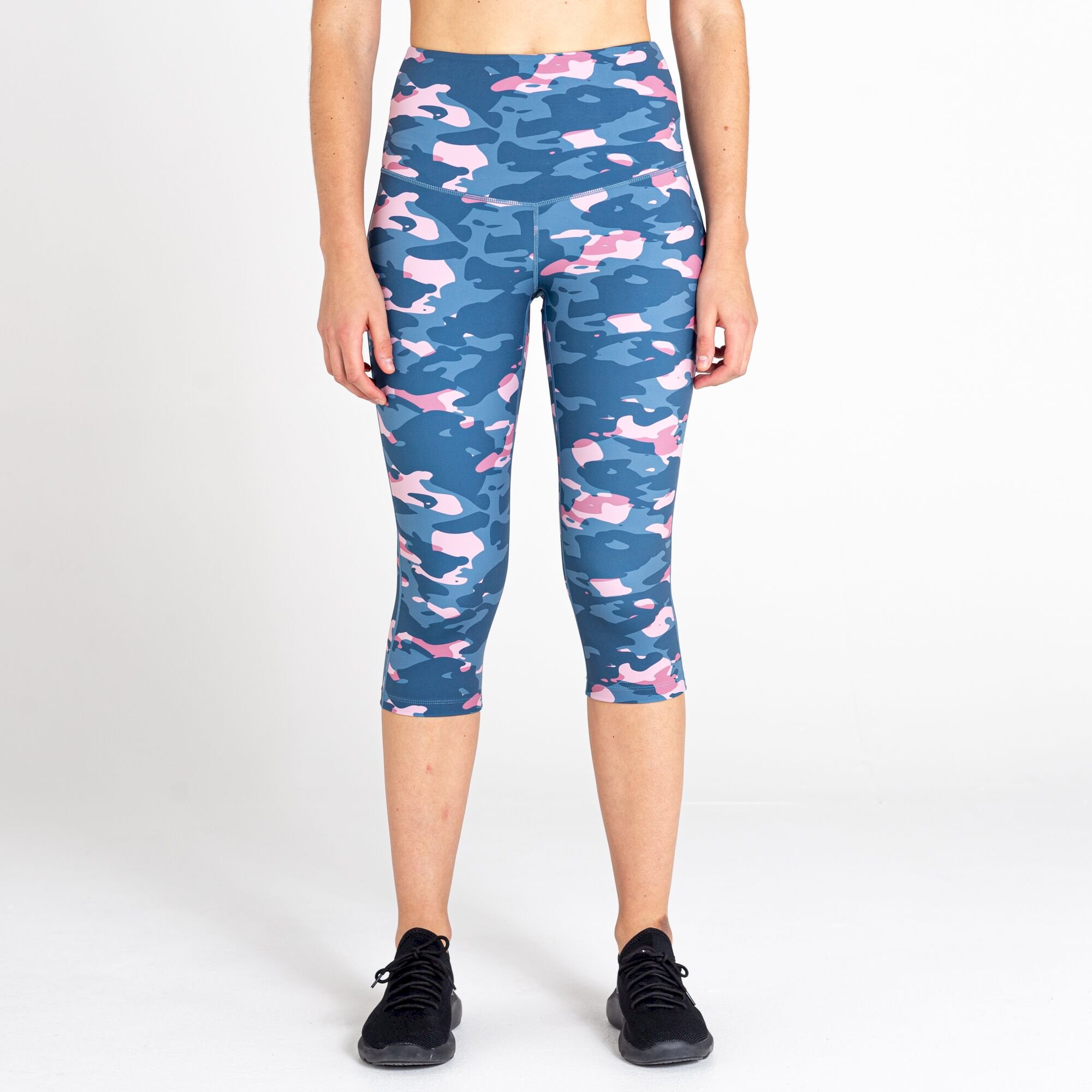 Dare 2b - Women's Influential 3/4 Recycled Leggings | Powder Pink Camo