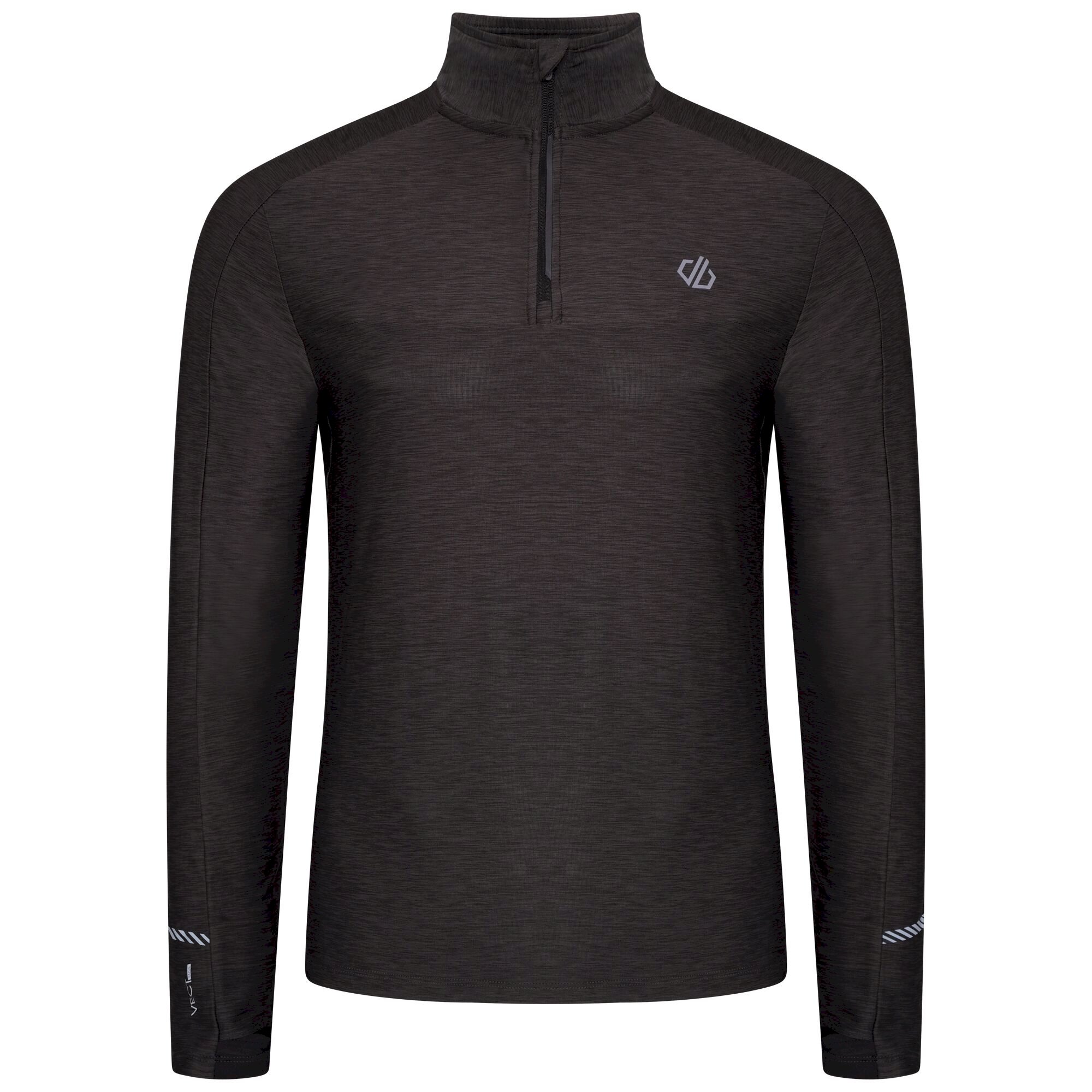 Dare 2b - Men's Power Up II Lightweight Jersey | Black Marl