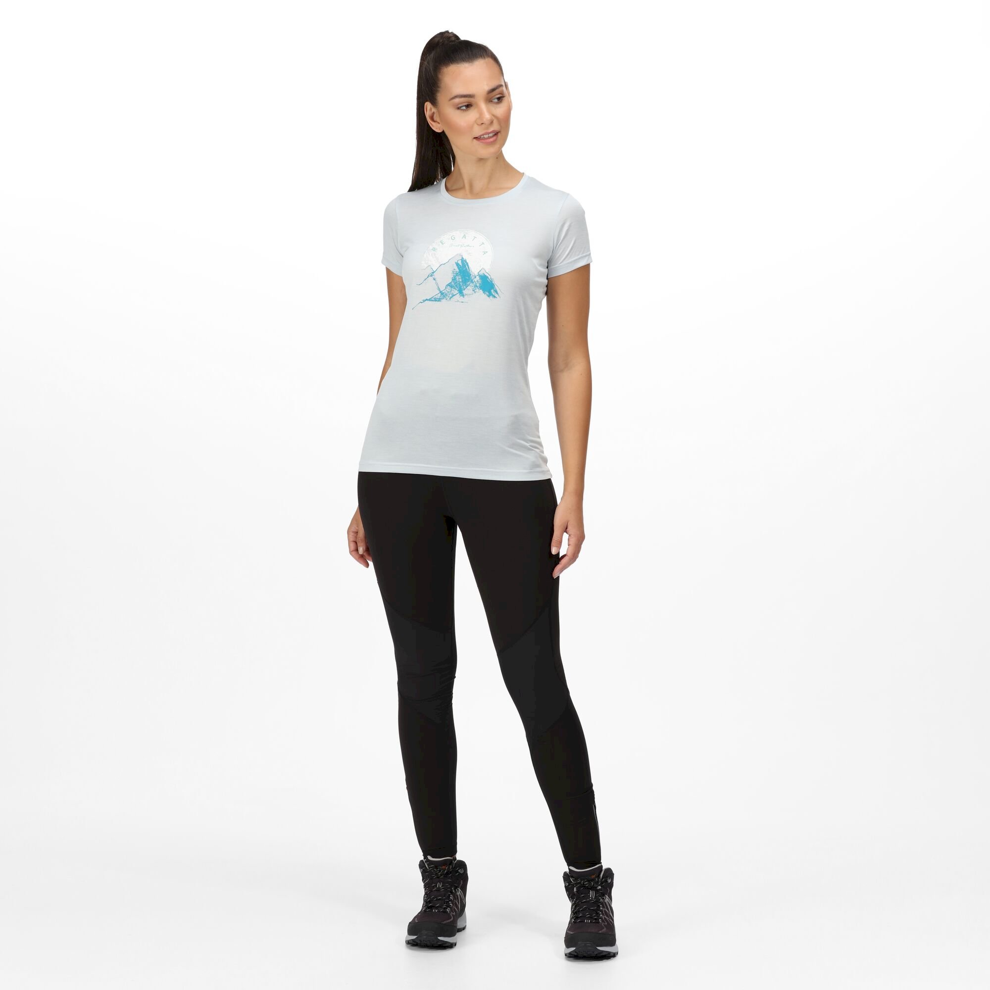 Women's Fingal VI Print T-Shirt | Cyberspace Marl